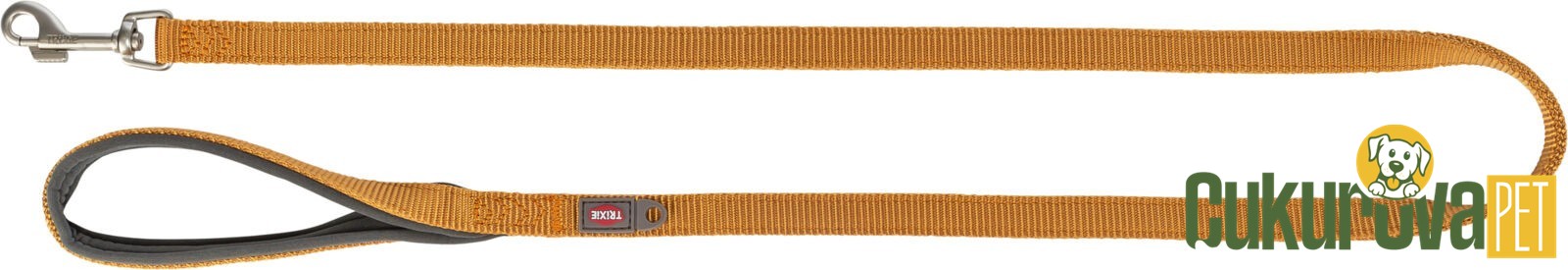 Trixie Premium Köpek Gezdirme Kayışı Xs - S, Hardal Sarısı, 1.2 M - 15 Mm