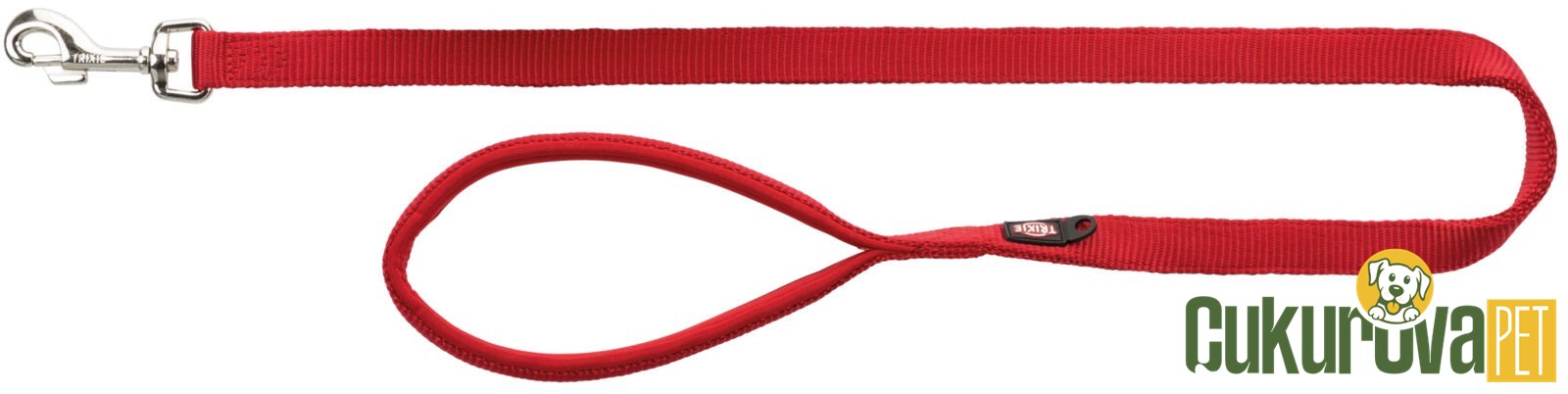 Trixie Premium Köpek Gezdirme Kayışı Xs - S, Kırmızı, 1.2 M - 15 Mm