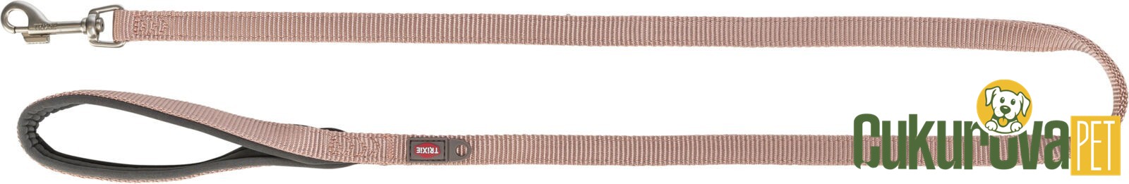 Trixie Premium Köpek Gezdirme Kayışı Xs - S, Pudra Pembesi, 1.2 M - 15 Mm
