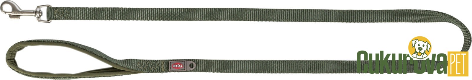 Trixie Premium Köpek Gezdirme Kayışı Xs - S, Zeytin Yeşili, 1.2 M - 15 Mm