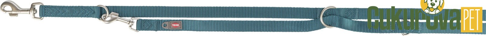 Trixie Premium Köpek Gezdirme Kayışı M - L, Petrol Mavisi, 2 M - 20 Mm