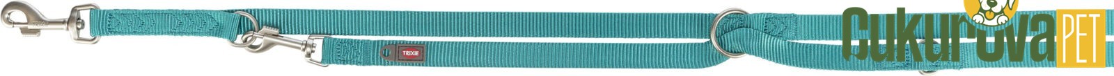 Trixie Premium Köpek Gezdirme Kayışı M - L, Su Yeşili, 2 M - 20 Mm