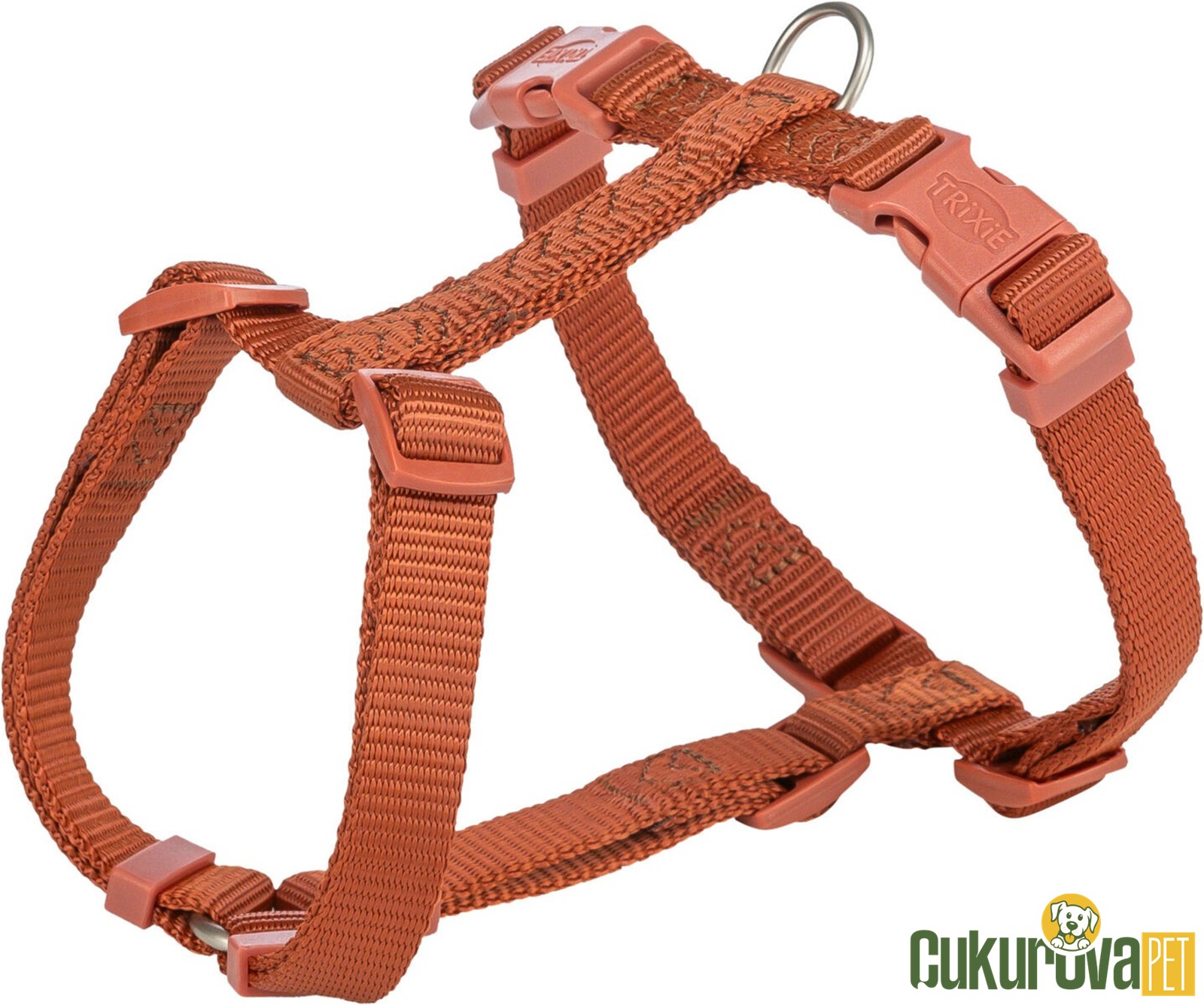 Trixie Premium H Tipi Köpek Göğüs Tasması S - M, Pas Rengi, 42 x 60 Cm - 15 Mm
