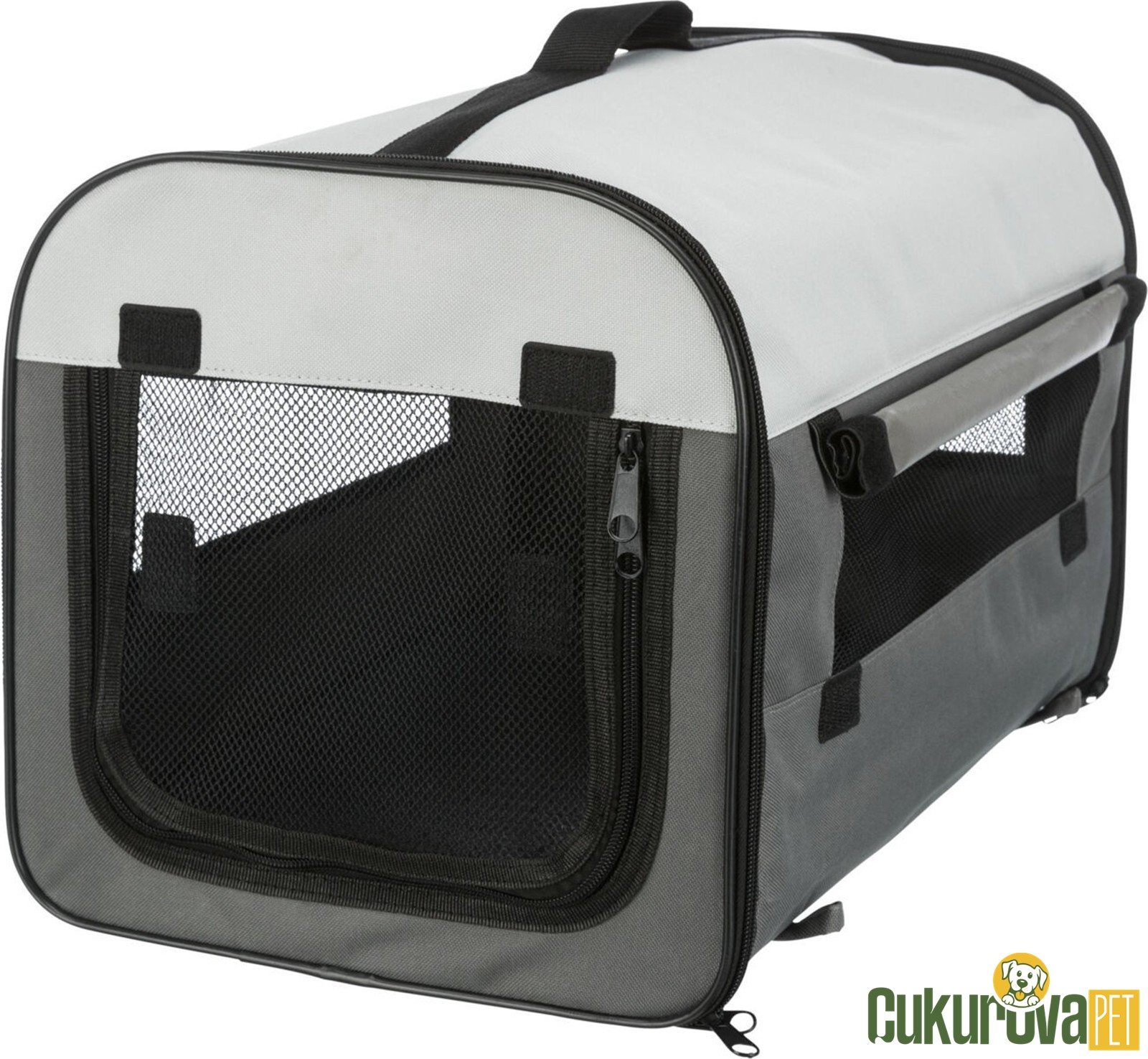 Trixie Kedi & Köpek Taşıma Çantası Xs, Koyu Gri - Açık Gri, 32 x 32 x 47 Cm