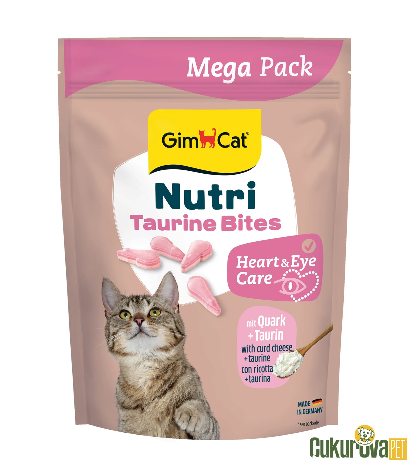 Gimcat Nutri Taurinli ve Lor Peynirli Kedi Ödül Maması 425 Gr