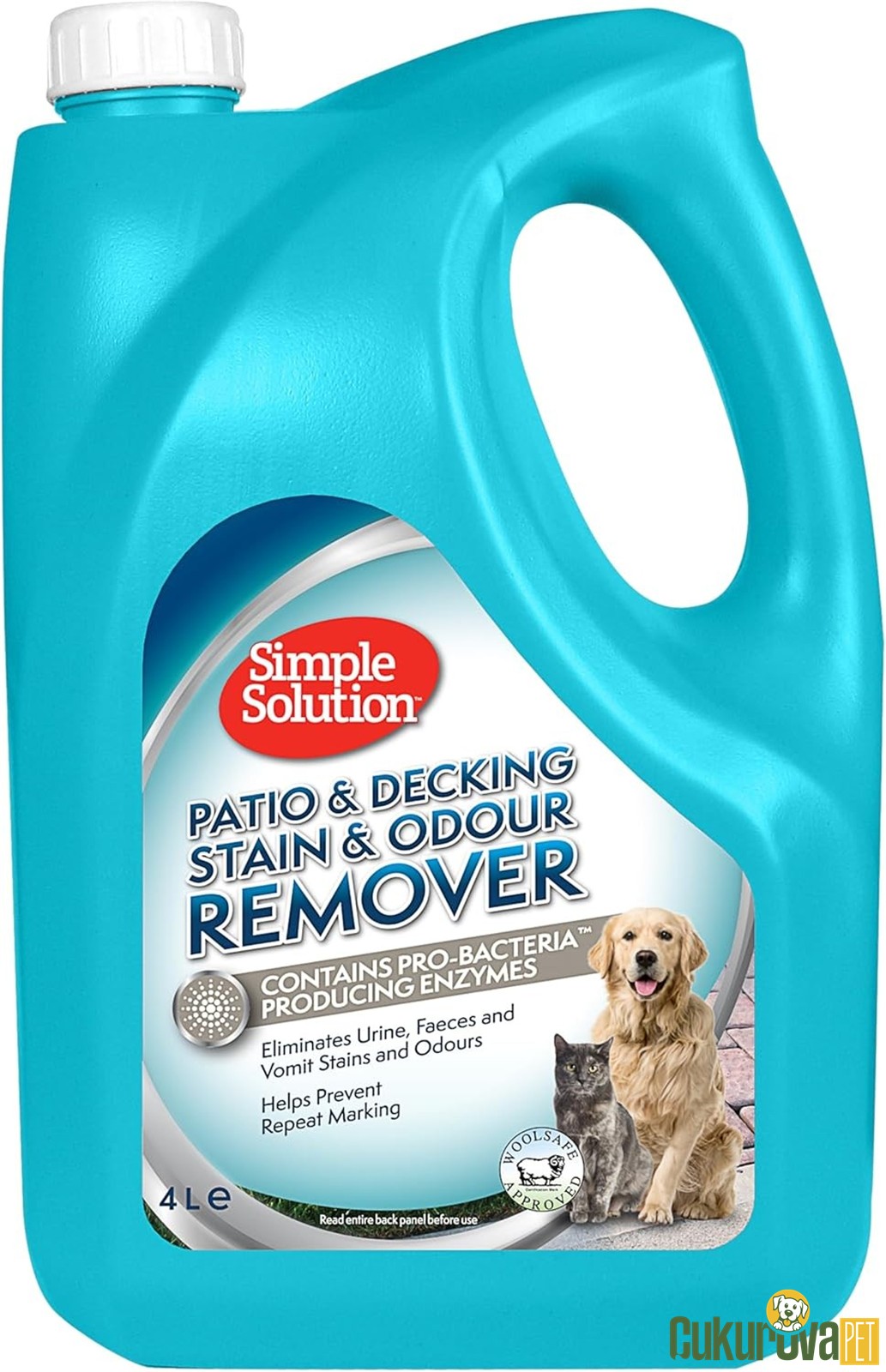 Simple Solution Dış Mekan Leke ve Koku Giderici 4 L