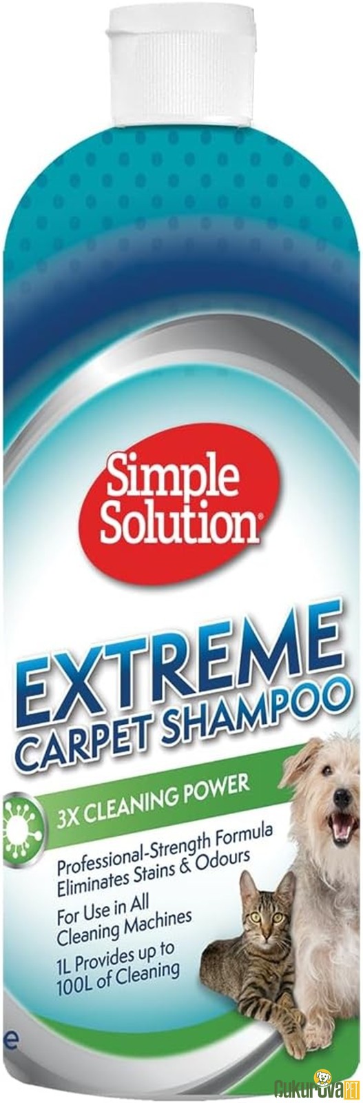 Simple Solution Extreme Halı Leke ve Koku Çıkarıcı Şampuan 1 L