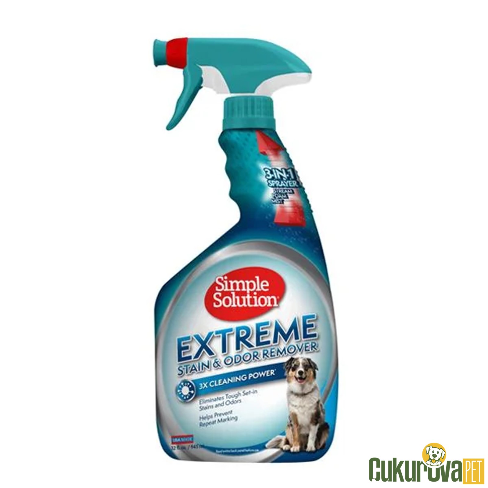 Simple Solution Extreme Kedi & Köpek Leke Ve Koku Giderici Sprey 945 Ml