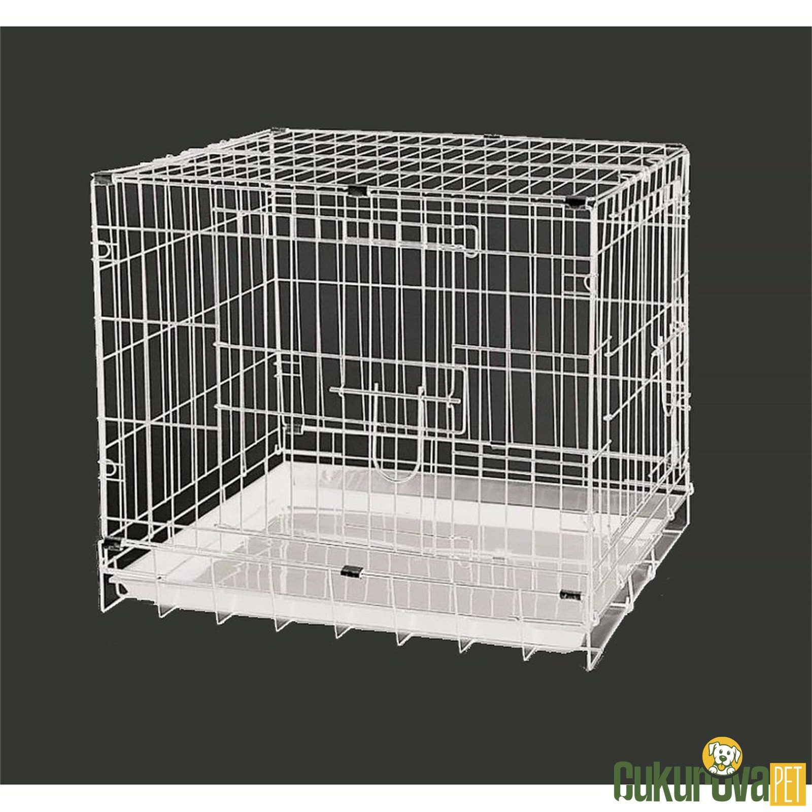 Dayang Kedi & Köpek Kafesi Beyaz - 61 x 44 x 50 Cm
