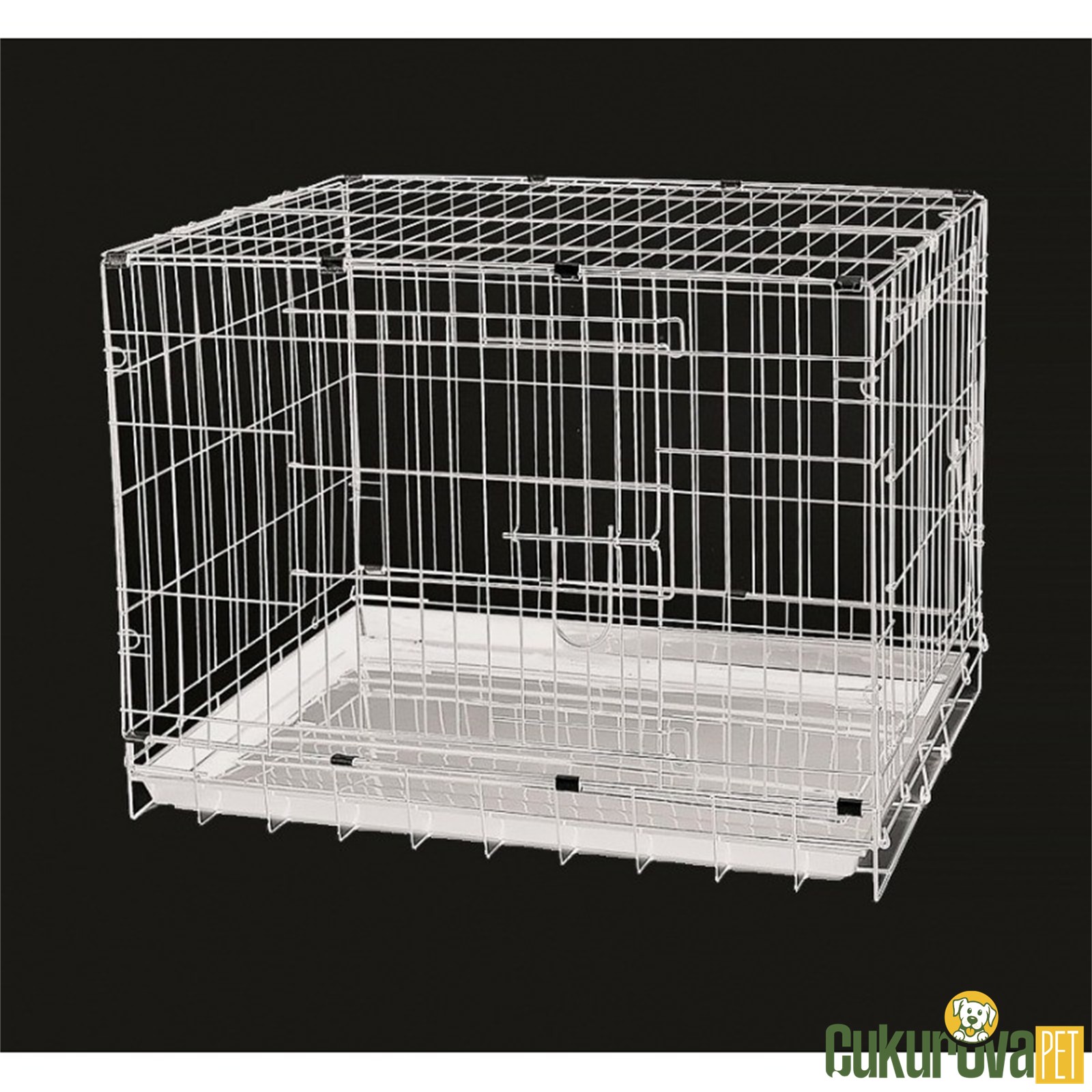 Dayang Kedi & Köpek Kafesi Beyaz - 78 x 48 x 55 Cm