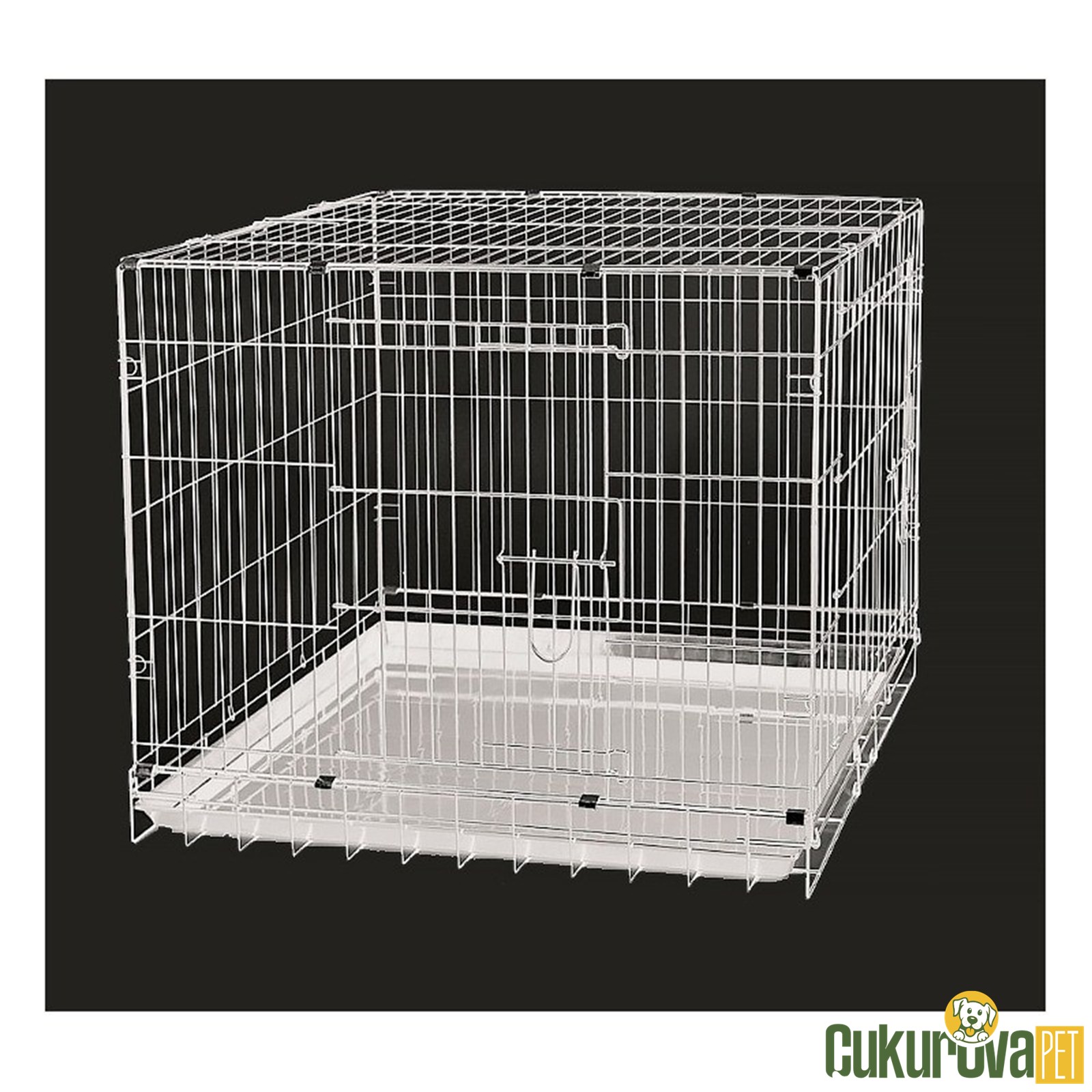 Dayang Kedi & Köpek Kafesi Beyaz - 93 x 56.5 x 63.5 Cm