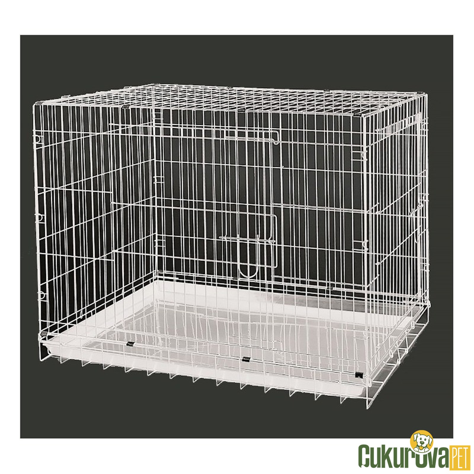 Dayang Kedi & Köpek Kafesi Beyaz - 108 x 69 x 77.5 Cm