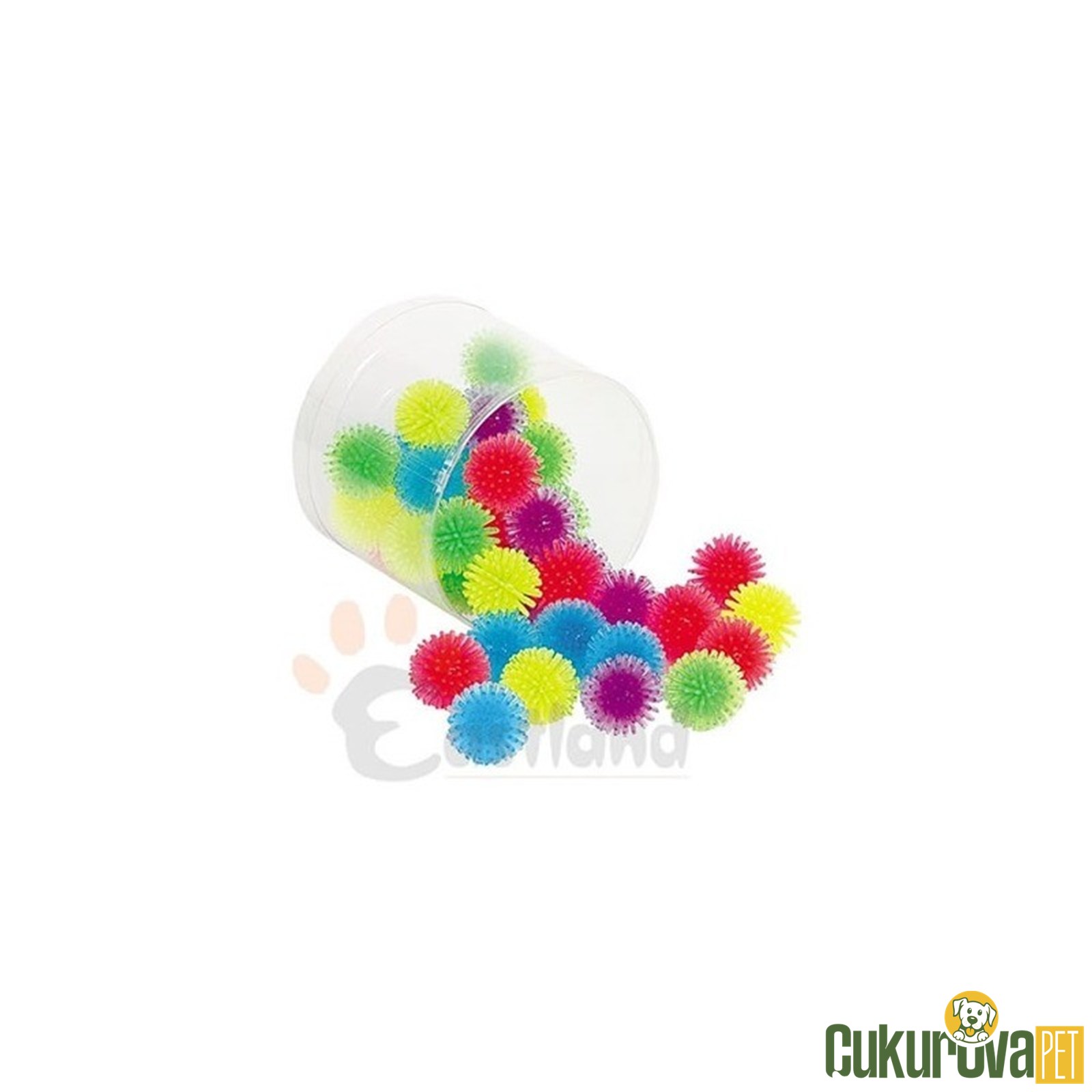 Eastland Kedi Top Oyuncağı Karışık Renkli - 3 Cm