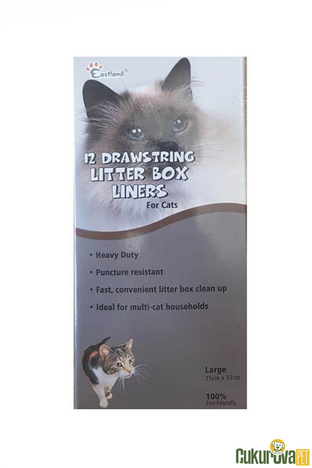 Eastland Kedi Tuvalet Poşeti 12'Li - 75 x 37 Cm