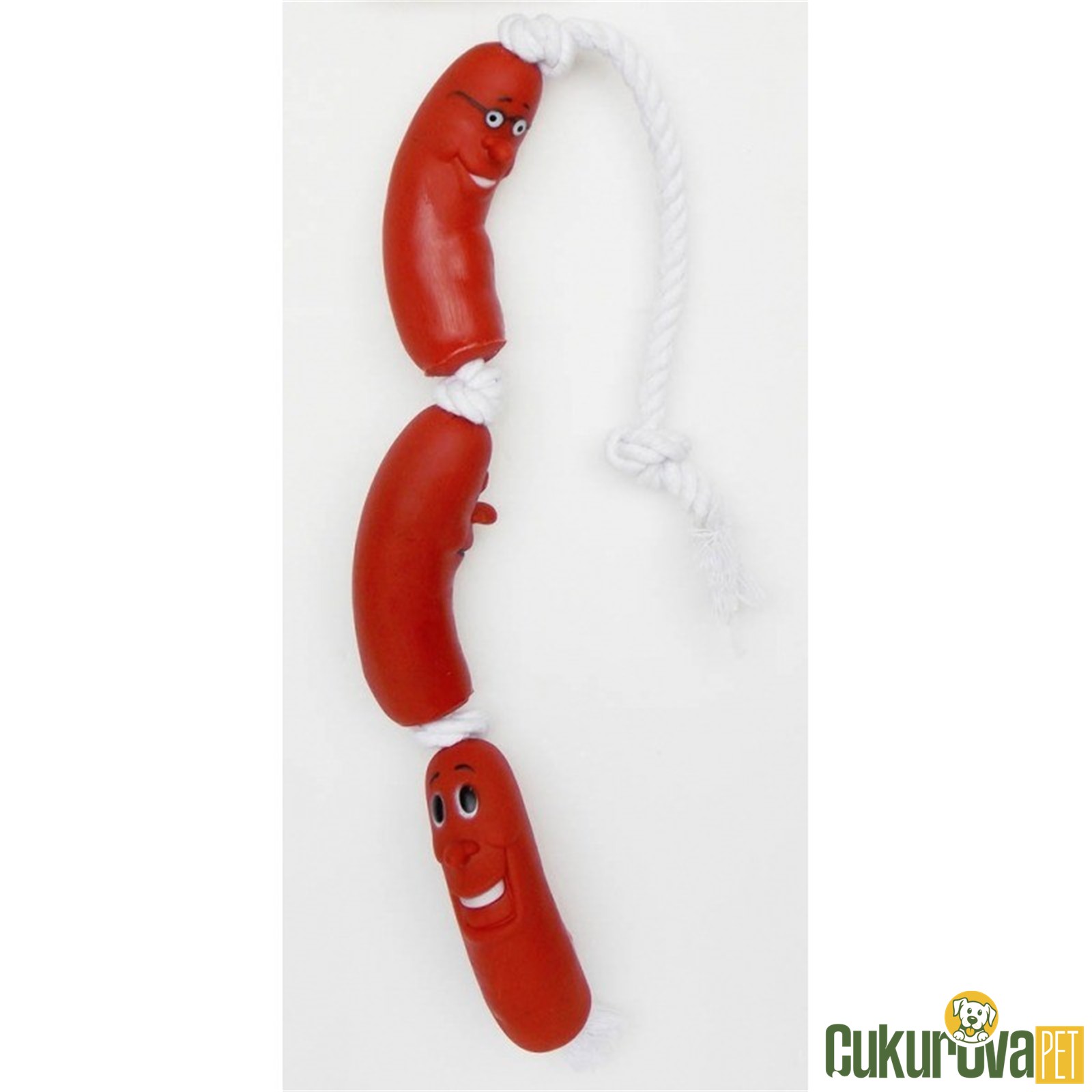 Eastland İpli Sosis Köpek Oyuncağı