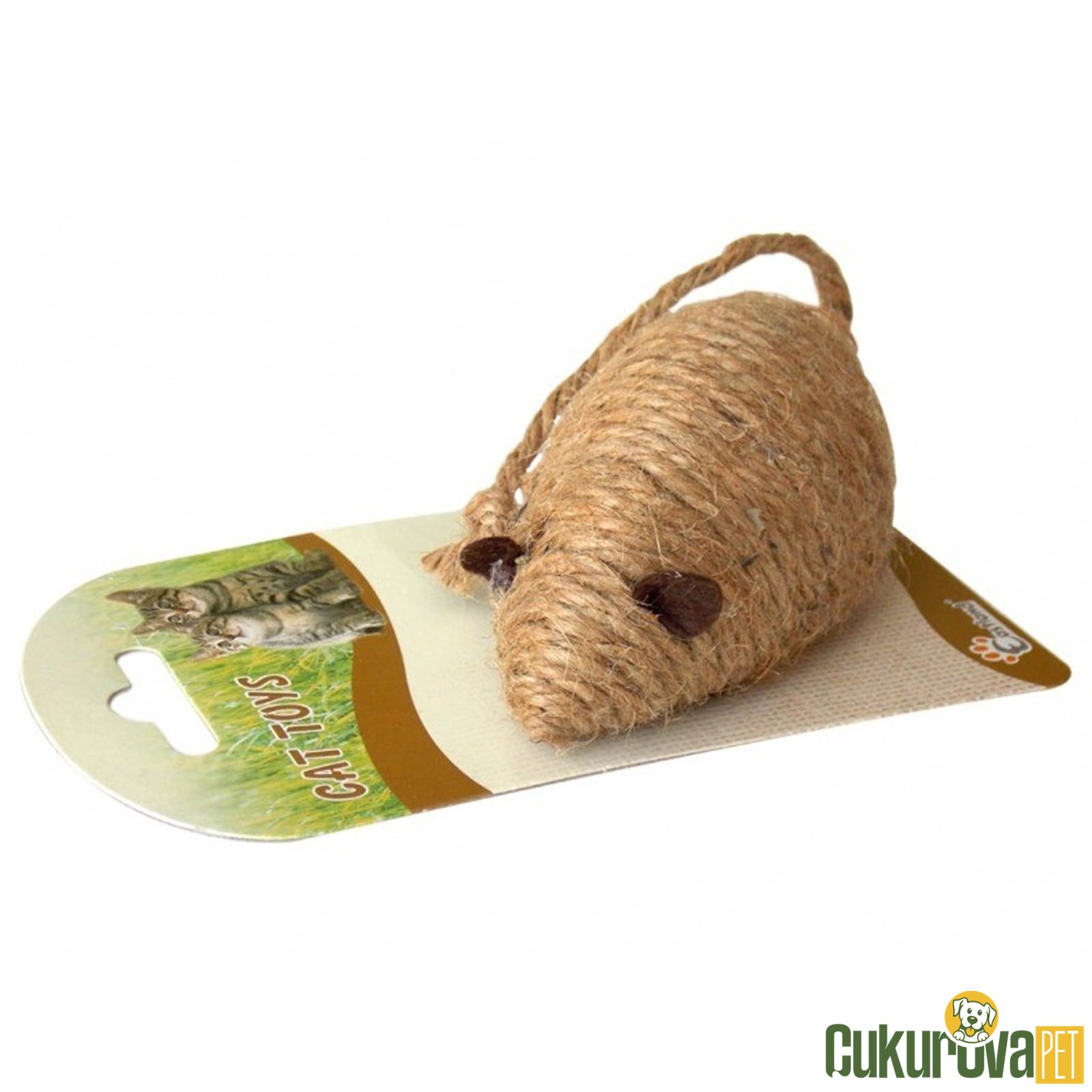 Eastland Hasır Fare Kedi Oyuncağı 8 Cm