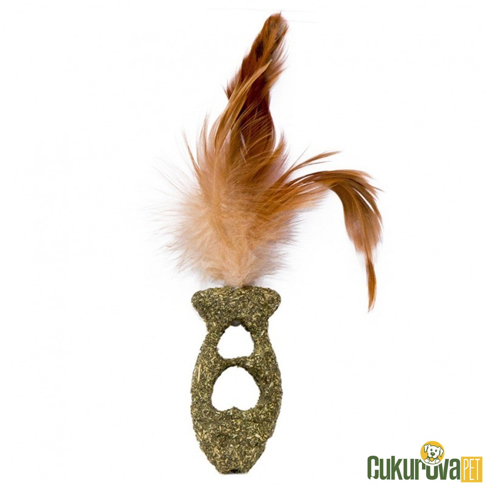 Eastland Balık Şeklinde Catnipli Peluş Kedi Oyuncağı 6.5 Cm