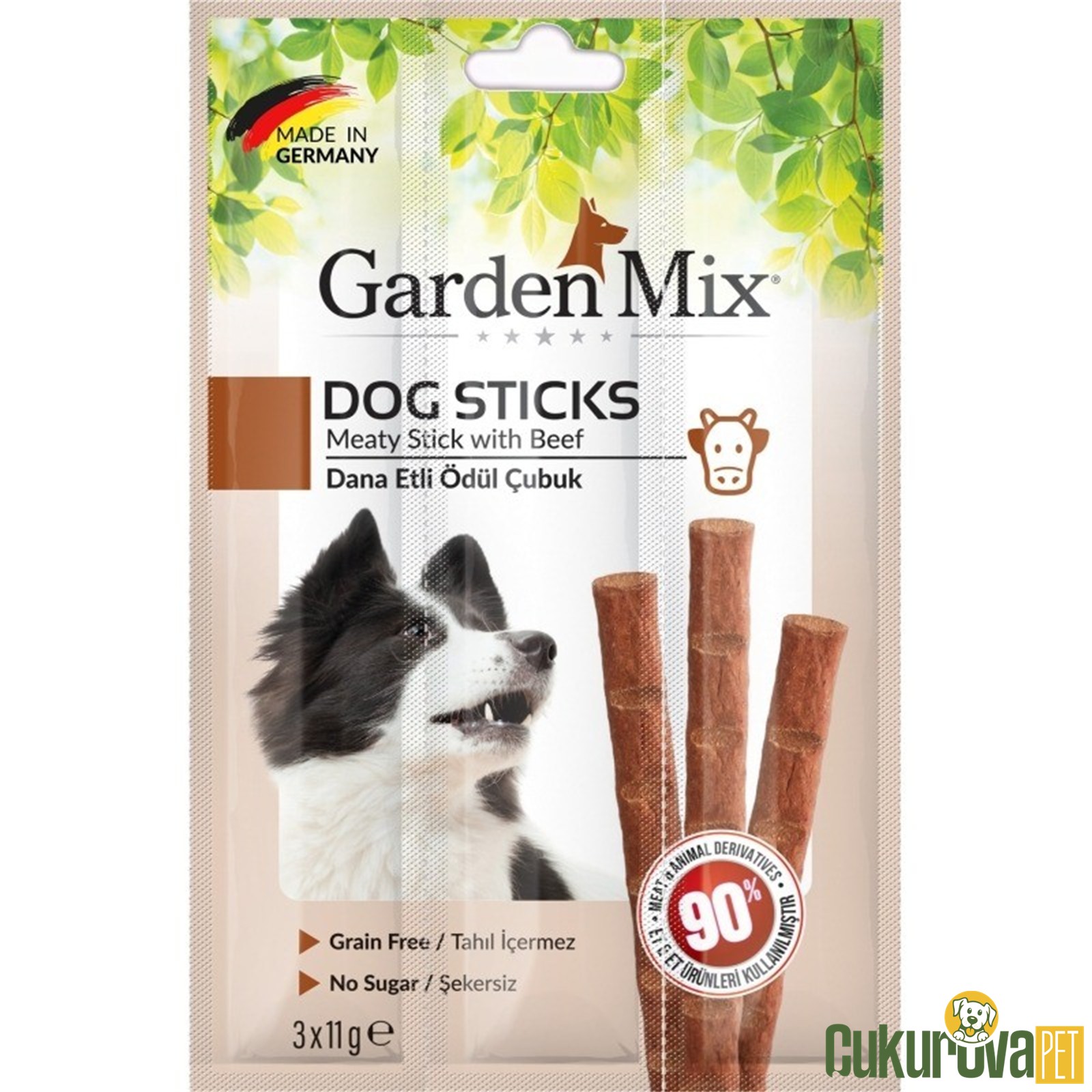 Gardenmix Dana Etli Ödül Çubuğu 3'lü 11 Gr