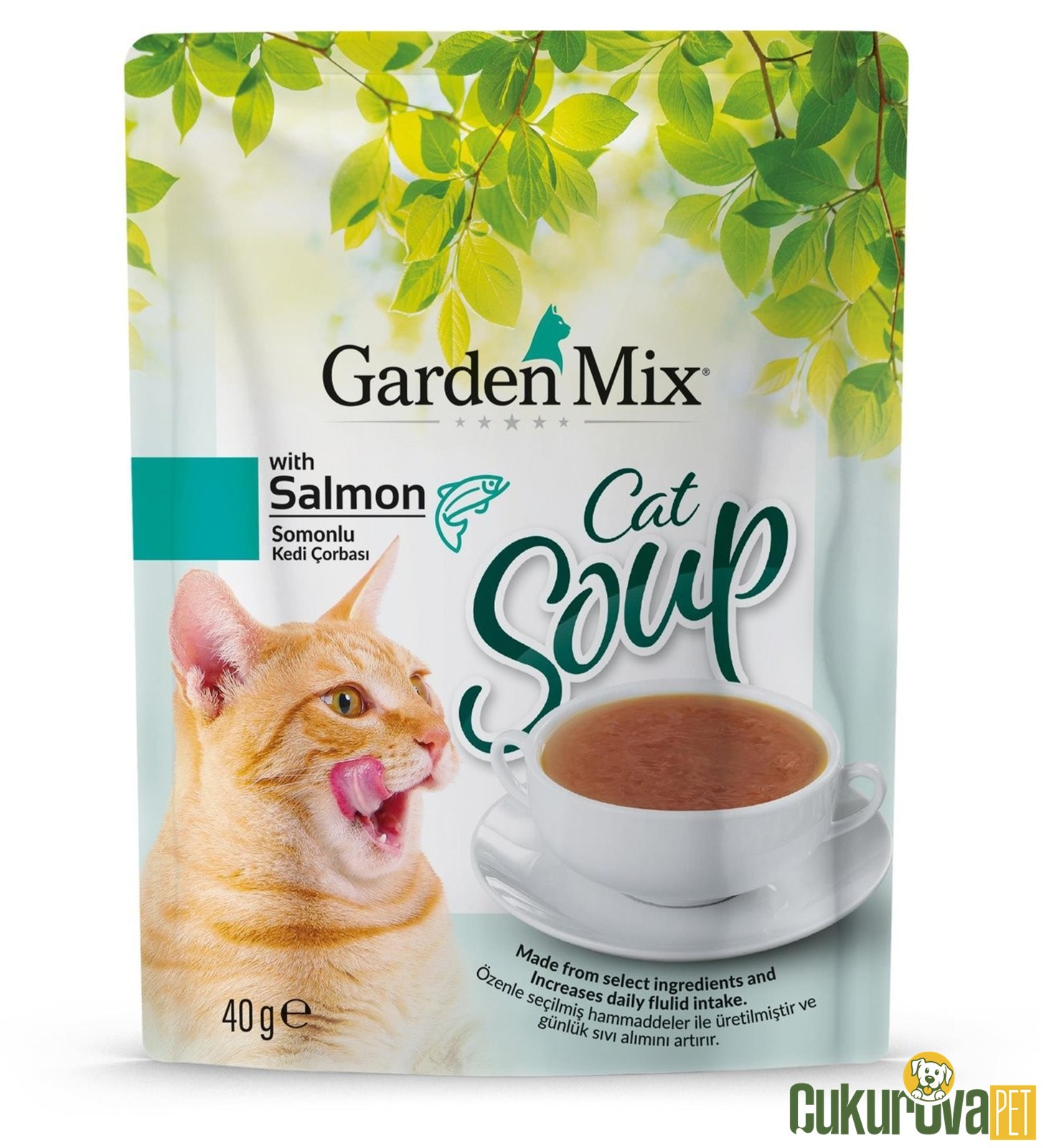 GardenMix Cat Soup Salmon Somonlu Kedi Çorbası 40 Gr