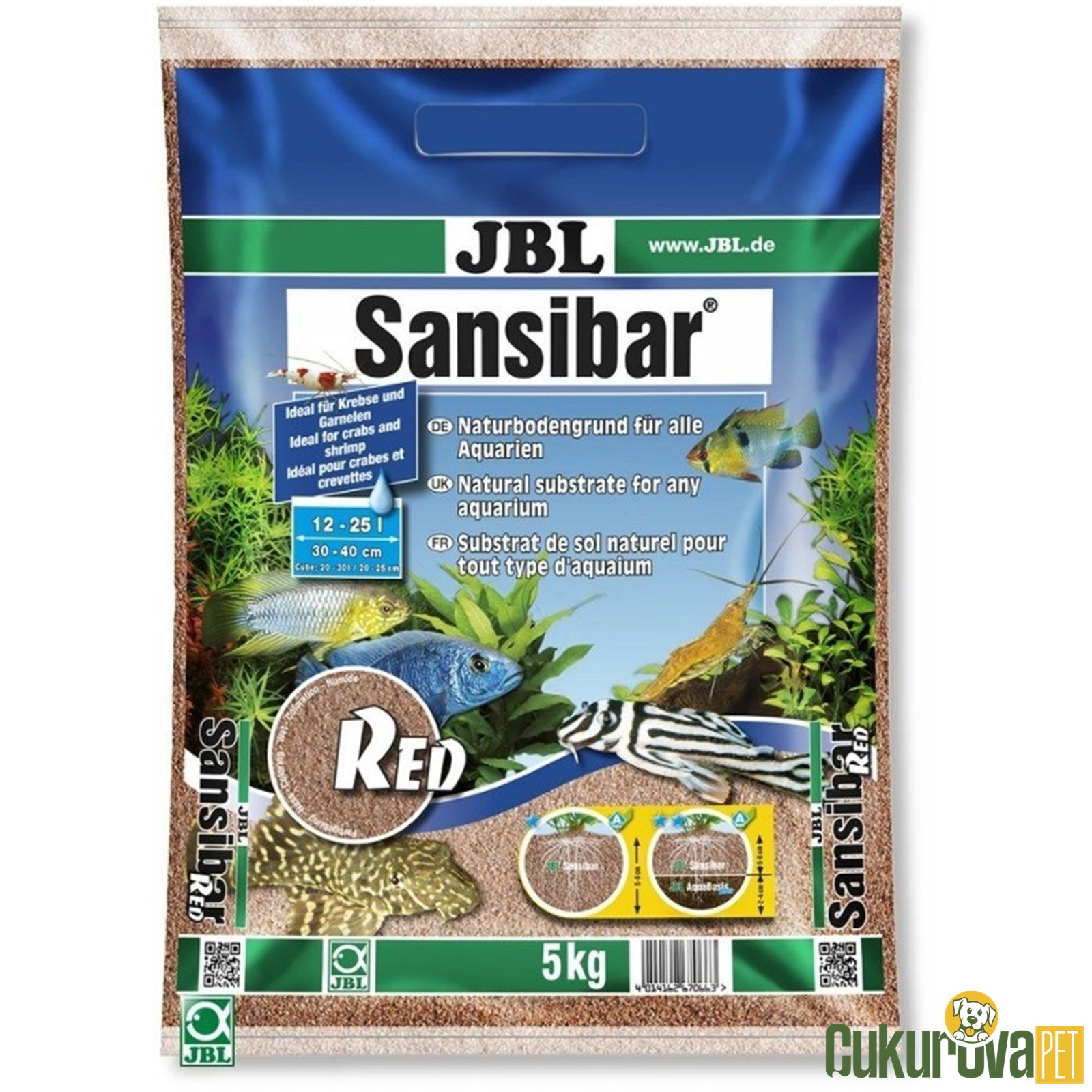 Jbl Sansibar Red Kum 0.2 - 0.6 Mm - 5 Kg