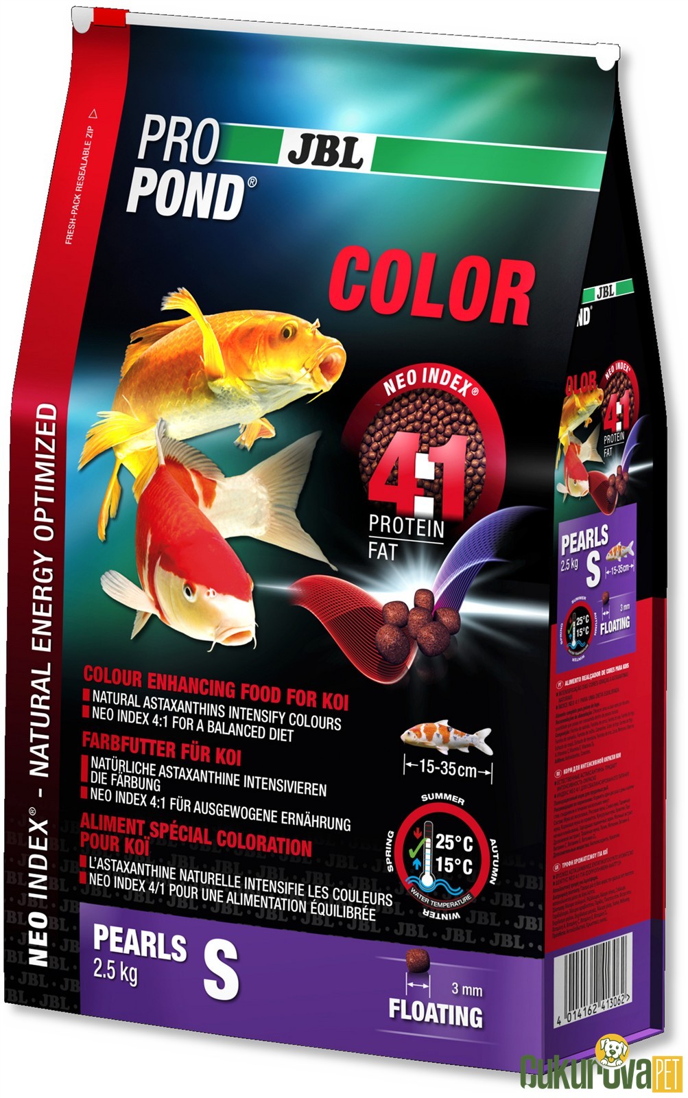 Jbl Pro Pond Color Pearls S Havuz Yemi 6 L - 2.5 Kg