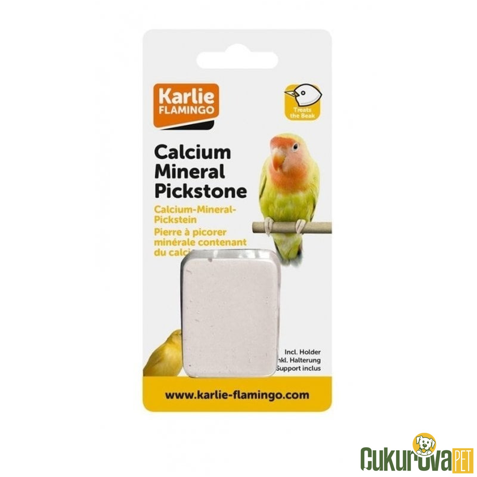 Karlie Calcium Mineral Picktone Kalsiyum İlaveli Gaga Taşı 25 Gr