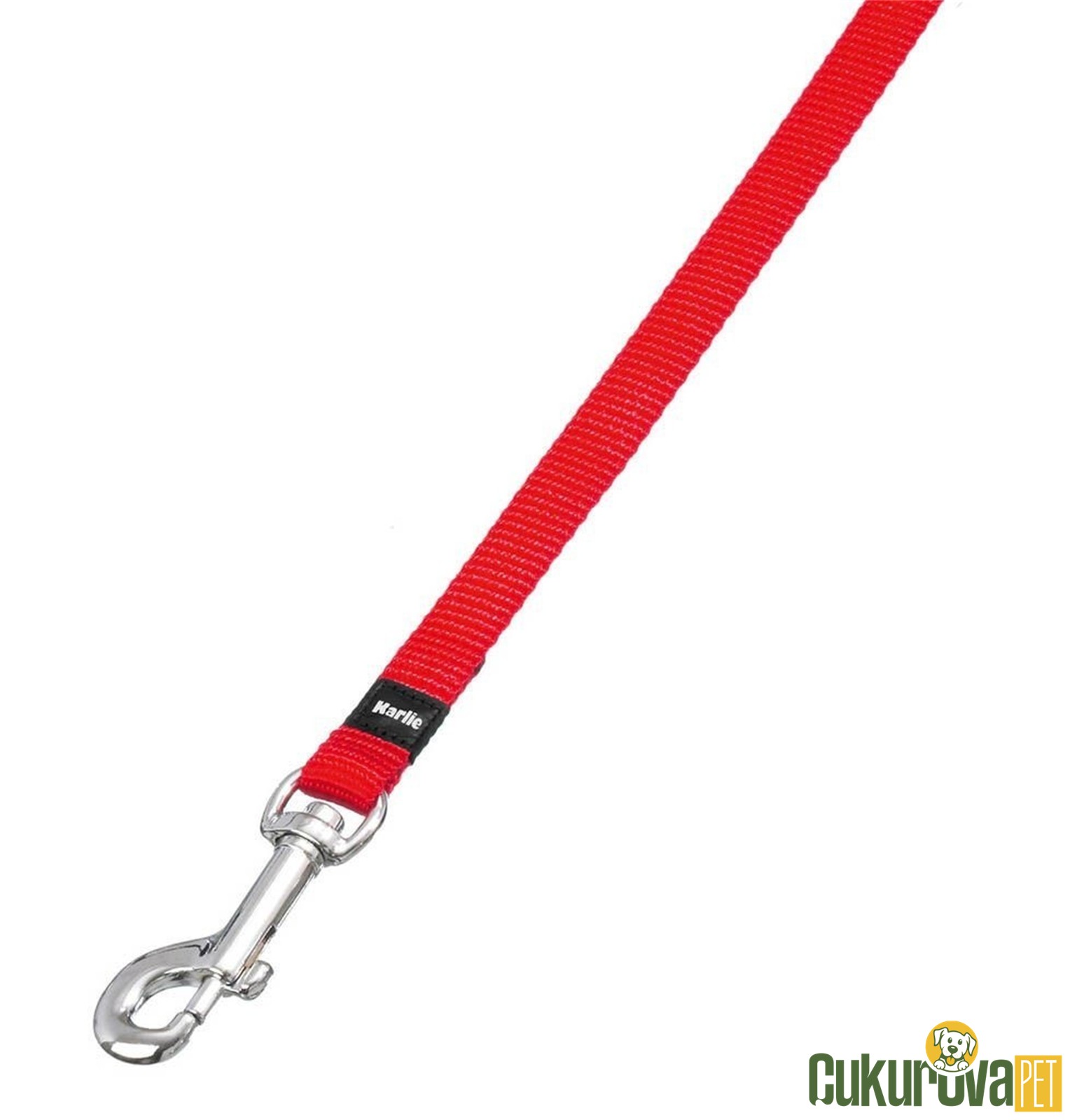 Karlie Köpek Gezdirme Kayışı Kırmızı S - 100 Cm x 10 Mm