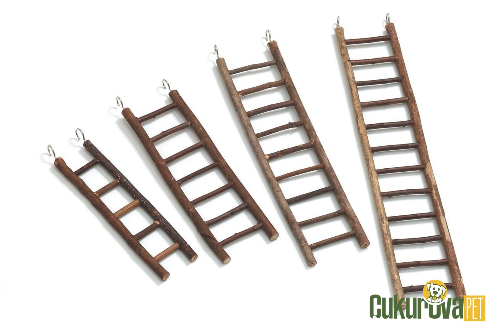 Karlie 9 Basamaklı Oyun Merdiveni Kuş Oyuncağı 29 Cm