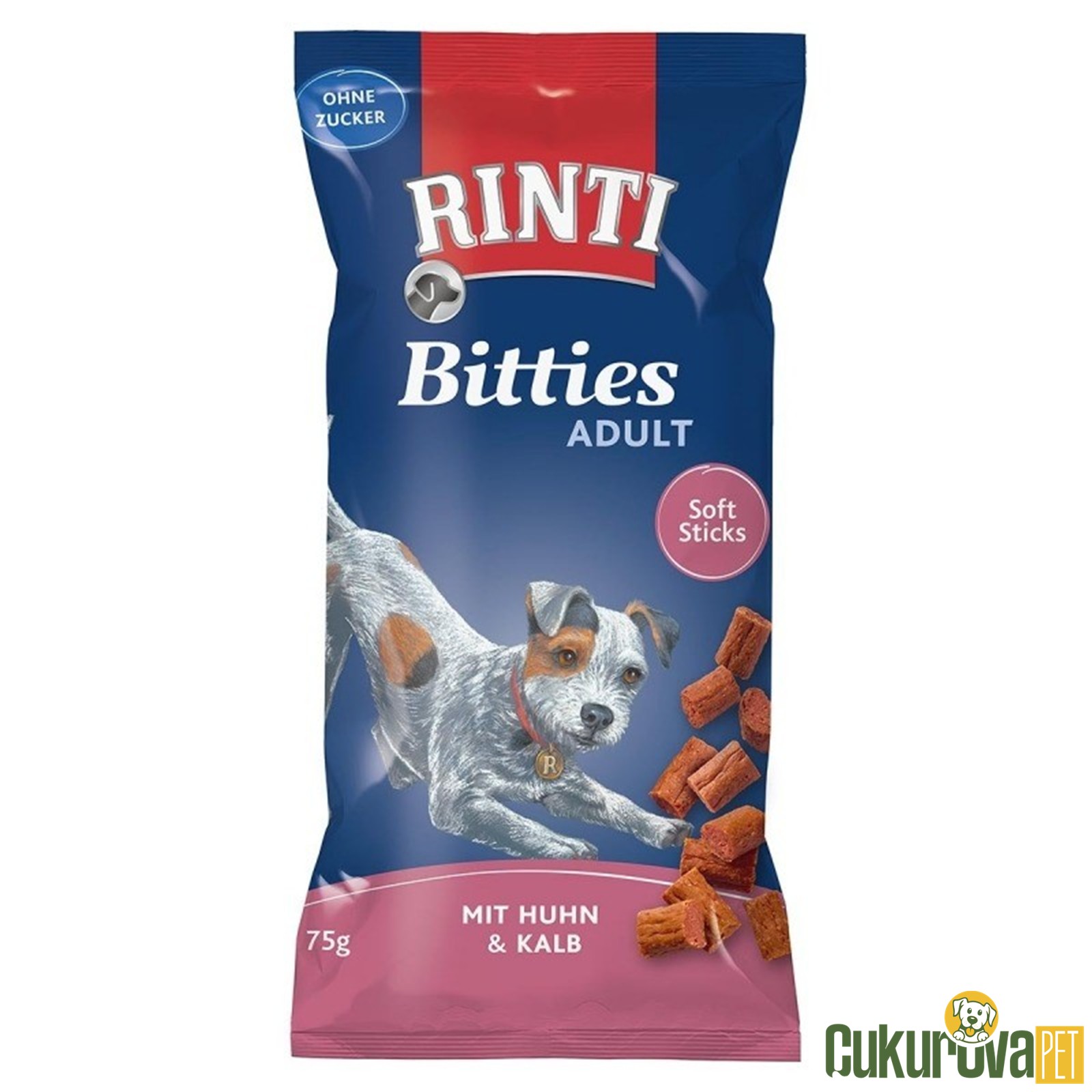 Rıntı Bitties Adult Tavuklu Ve Dana Etli Köpek Ödül Maması 75 Gr