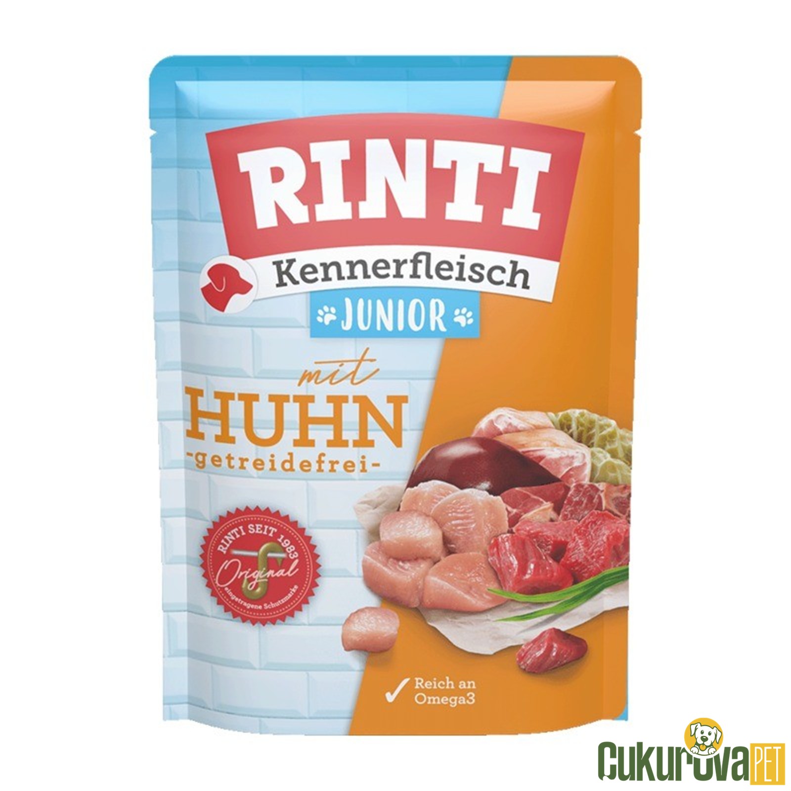 Rıntı Tavuklu Pouch Yavru Köpek Yaş Maması 400 Gr