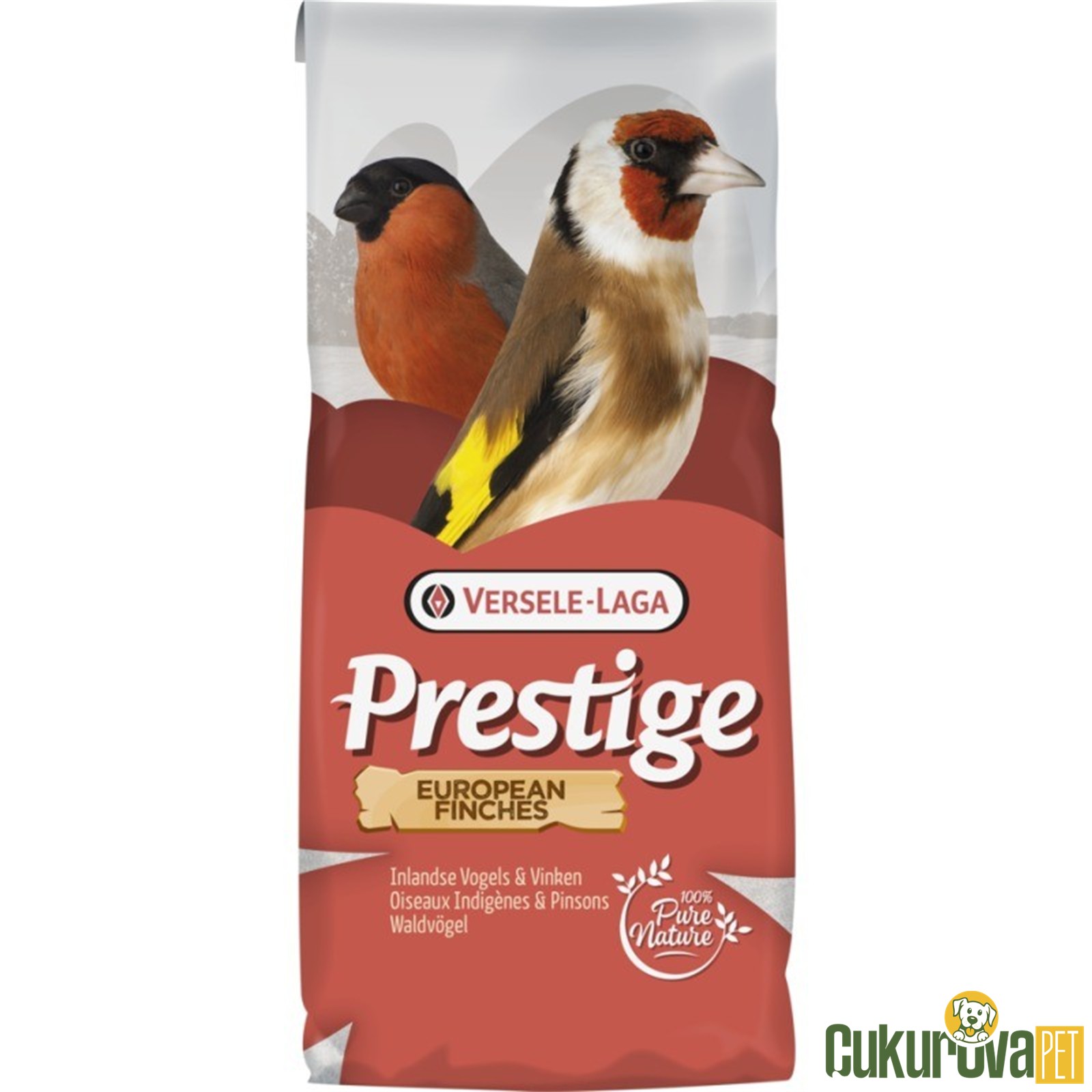 Versele Laga Prestige European Finches Siskins Extra Saka Ve Doğa Kuşları İçin Yem 15 Kg