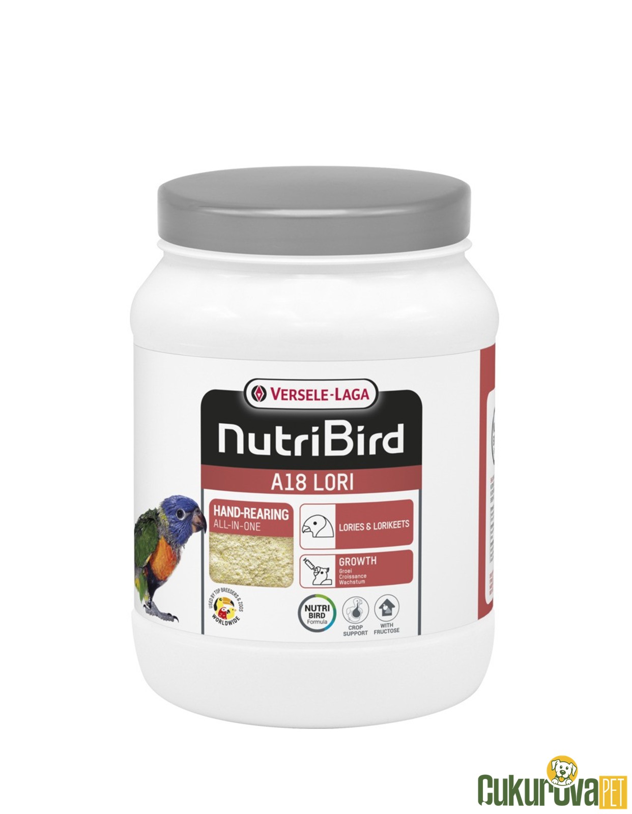 Versele Laga NutriBird A18 Lori Elle Besleme Maması 800 Gr