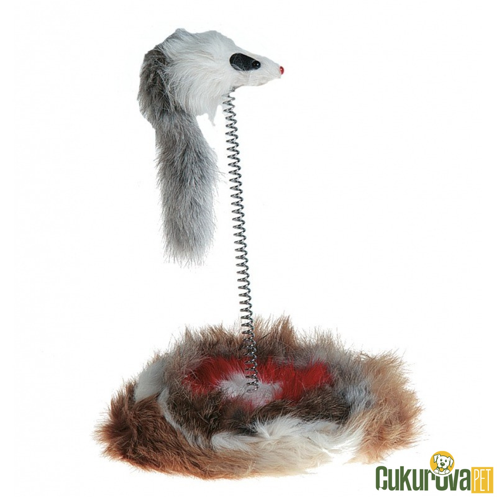 Karlie Yaylı Fare Kedi Oyuncağı 26 x 14 Cm