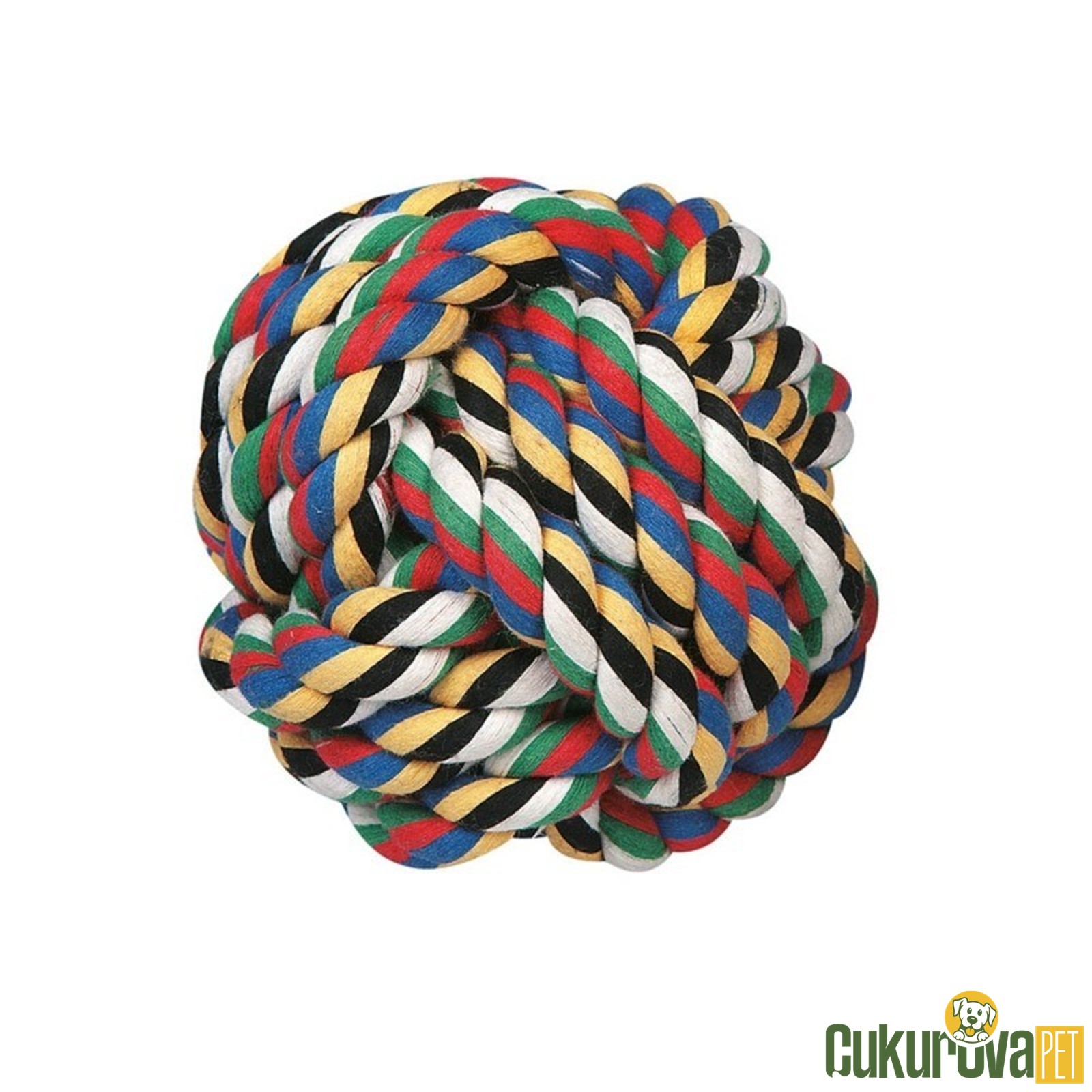 Karlie Stres İpli Top Köpek Oyuncağı 5.5 Cm