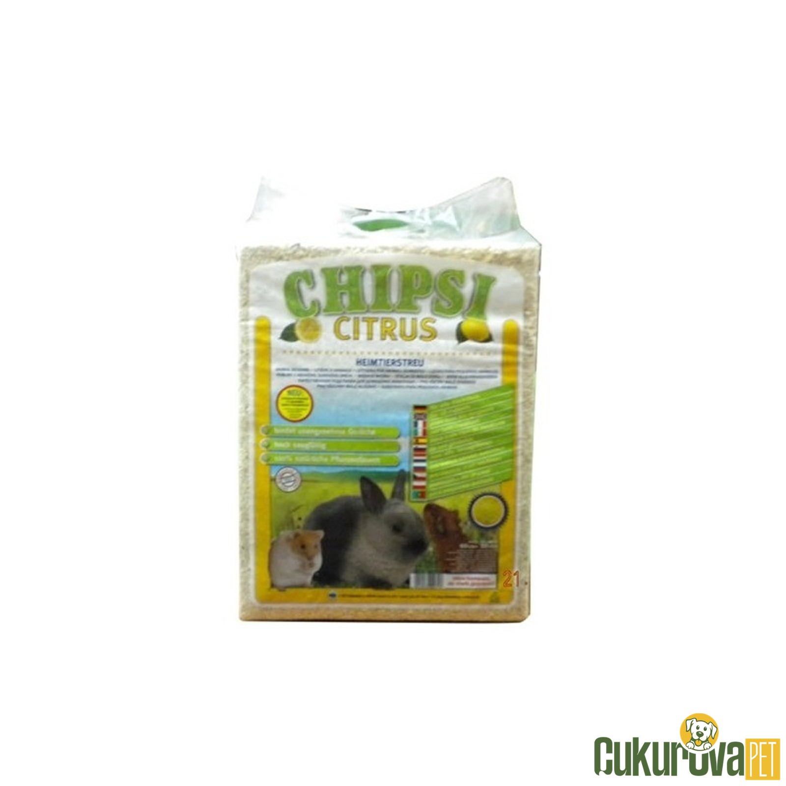 Chipsi Limonlu Kemirgen Talaşı 60 L