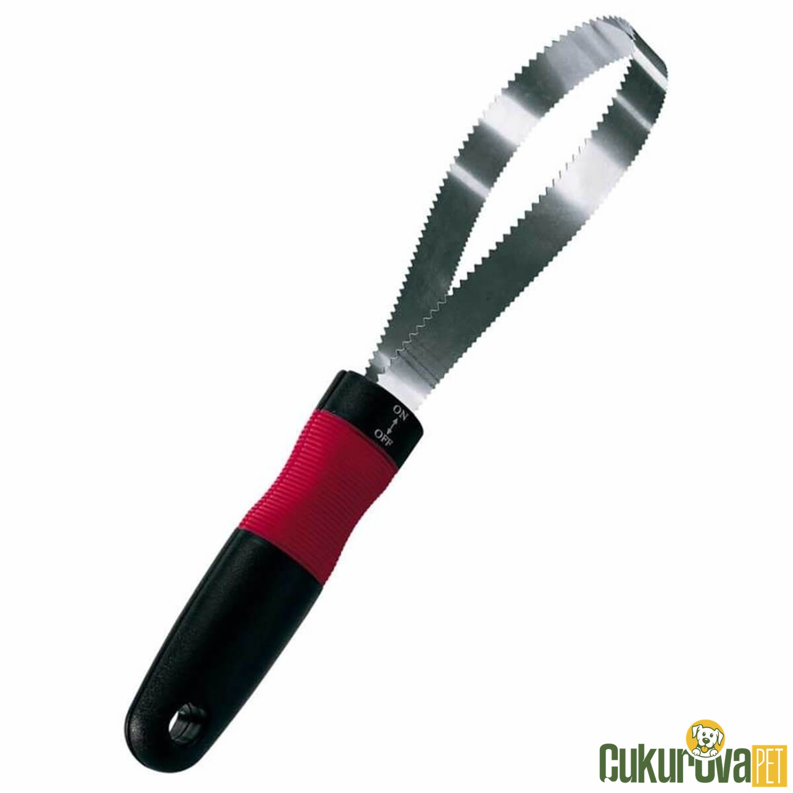 Ferplast Gro 5954 Testere Şeklinde Kedi & Köpek Tarağı 3 x 7 x 18 Cm