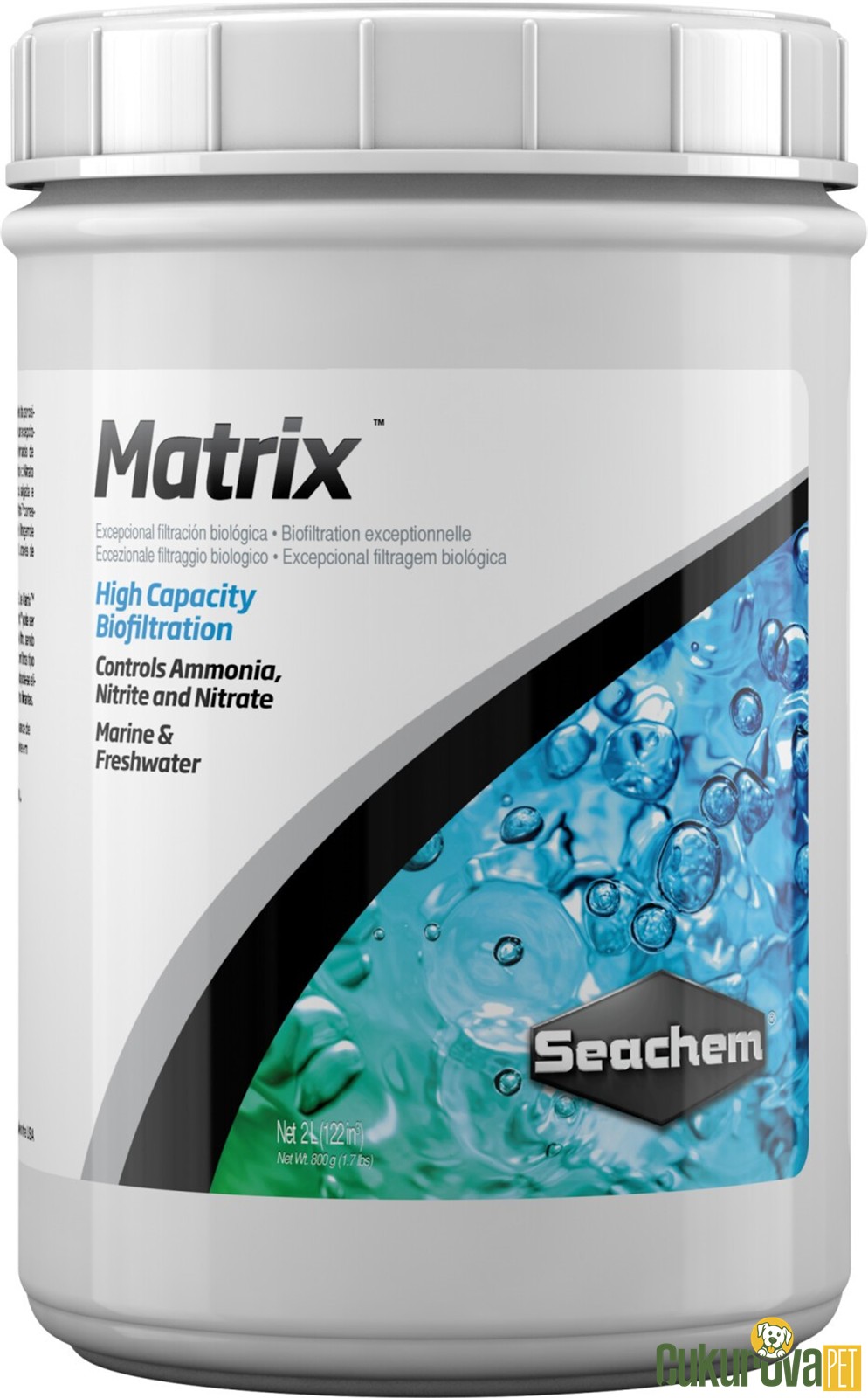 Seachem Matrix Biyolojik Filtre Malzemesi 2 L - 800 Gr