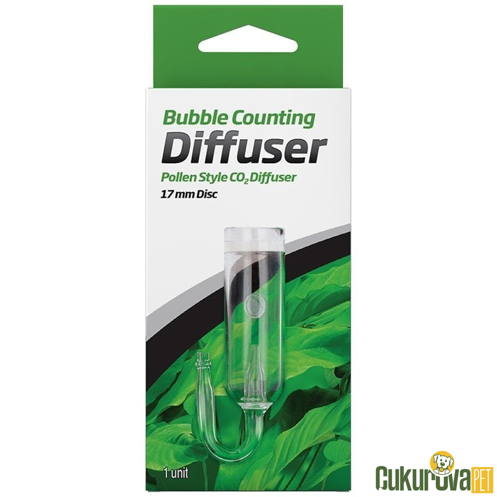 Seachem Bubble Counting Diffuser Sayaçlı Difizör Bitki Co2 Aksesuarı 17 Mm