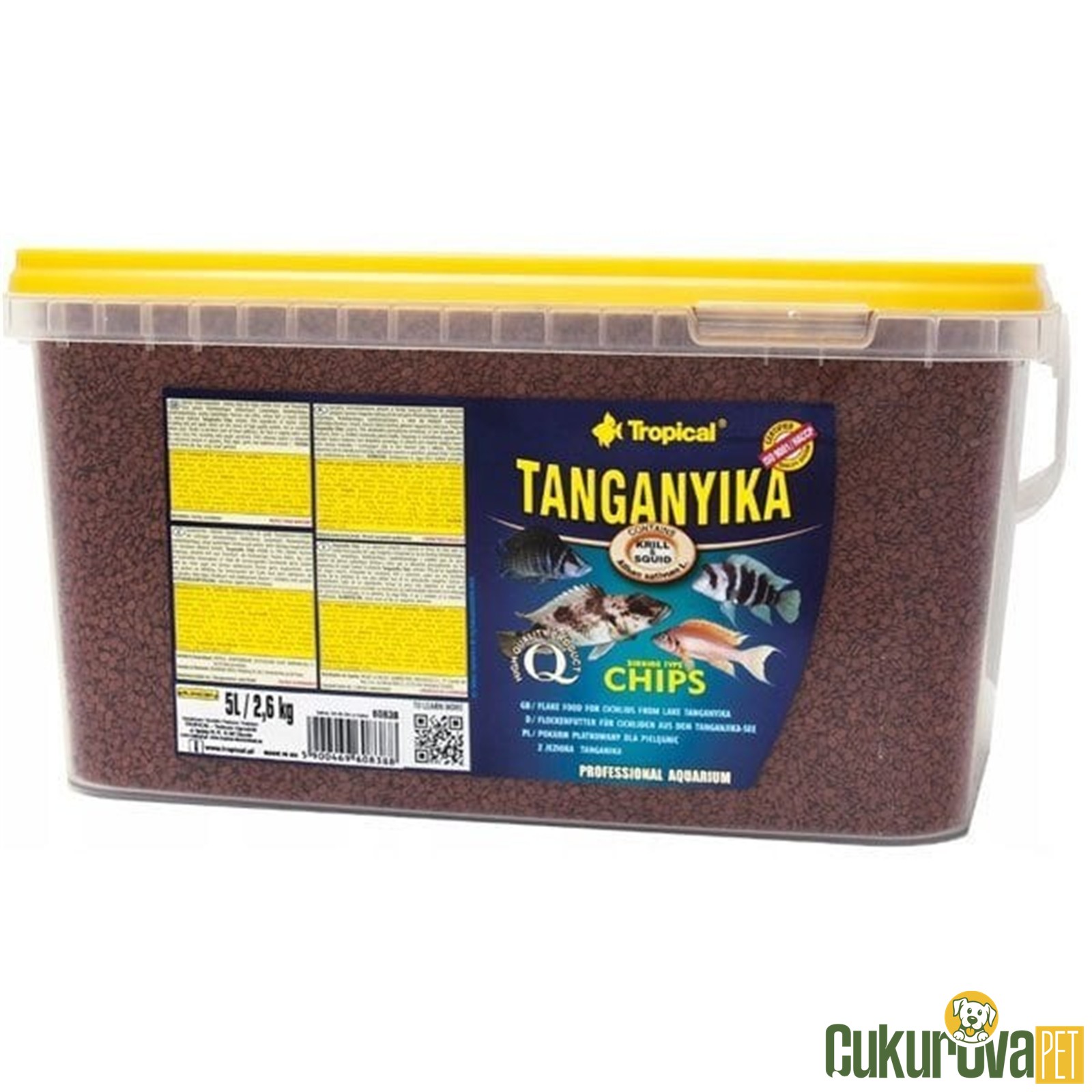 Tropical Tanganyika Chips Pul Yem 5 L - 2.6 Kg