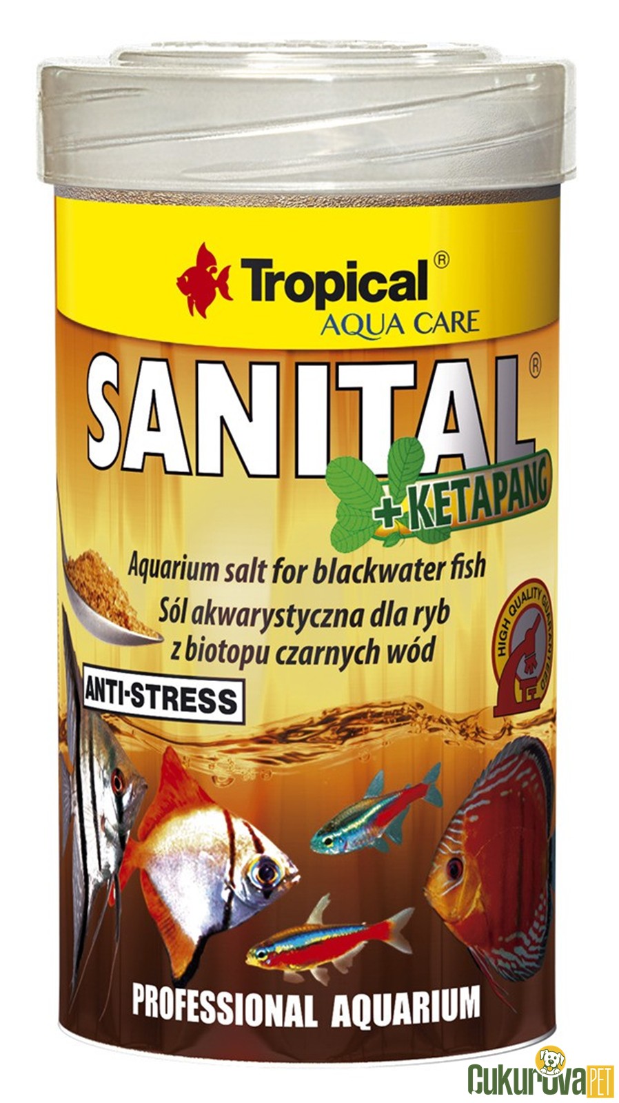 Tropical Sanital Ketapang Akvaryum Tuzu 100 Ml - 120 Gr