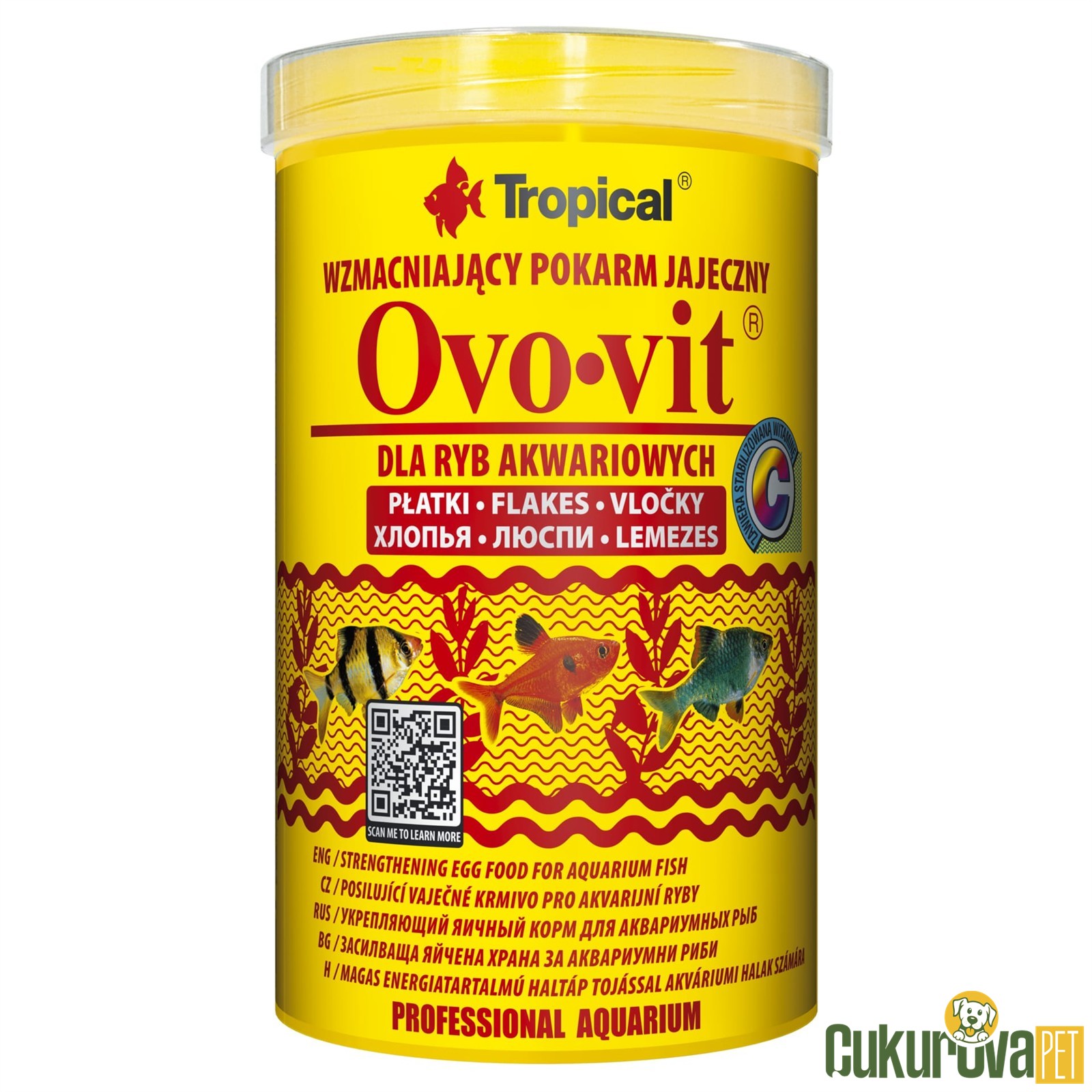 Tropical Ovo-vit Flakes Pul Yem 1000 Ml - 200 Gr