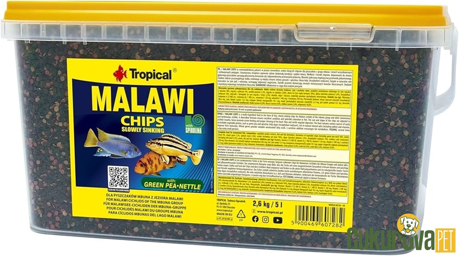 Tropical Malawi Chips Pul Yem 5 L - 2.6 Kg