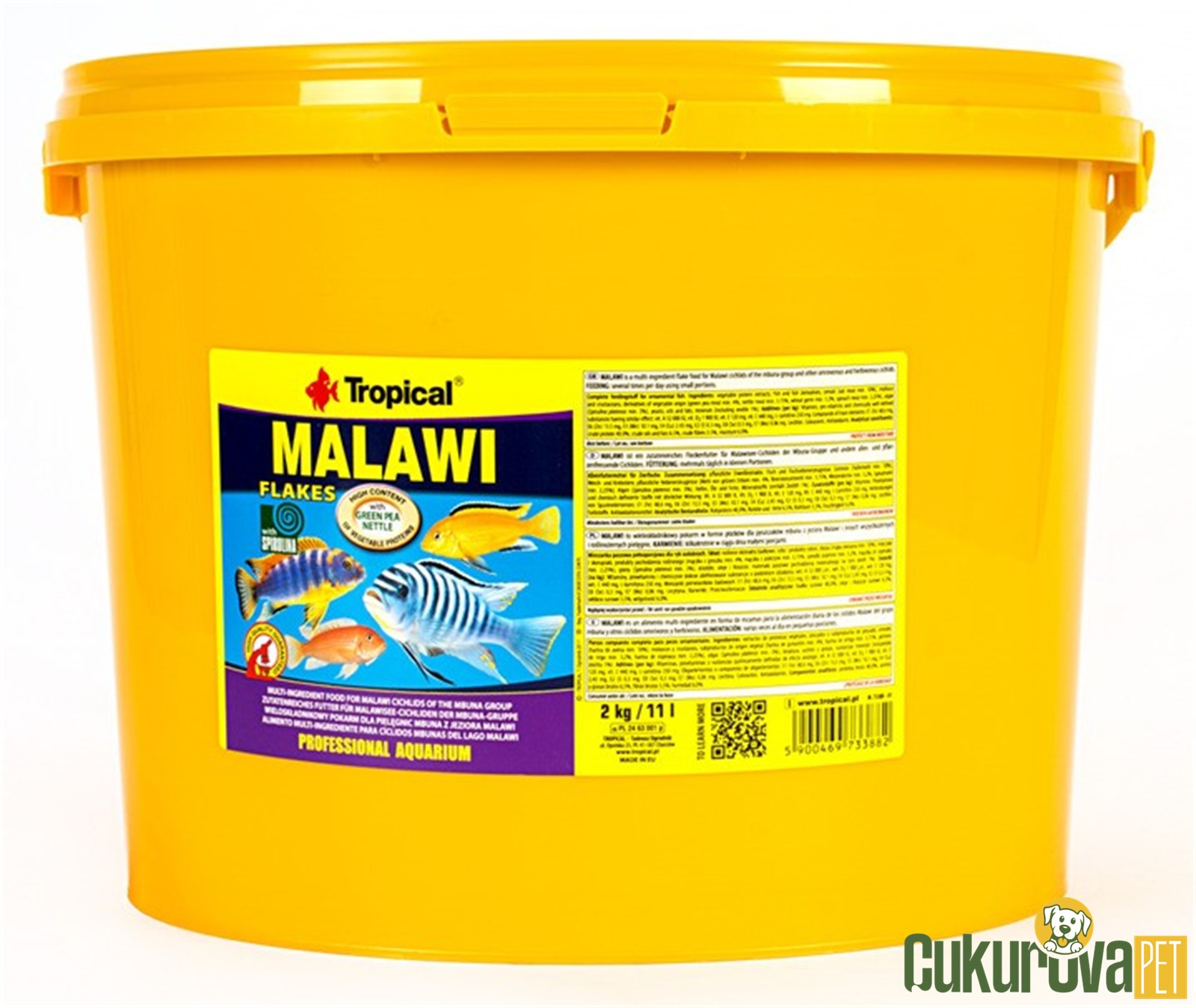 Tropical Malawi Flakes Pul Yem 11 L - 2 Kg