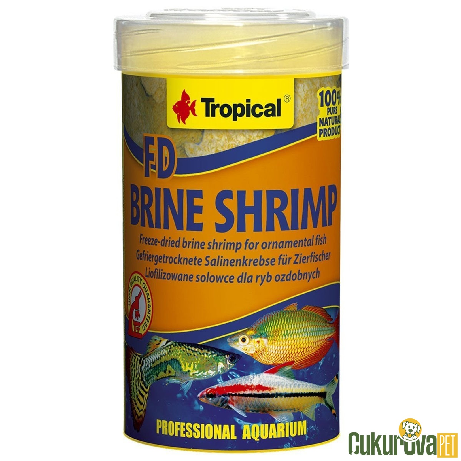 Tropical FD Brine Shrimp Kurutulmuş Yem 100 Ml - 8 Gr