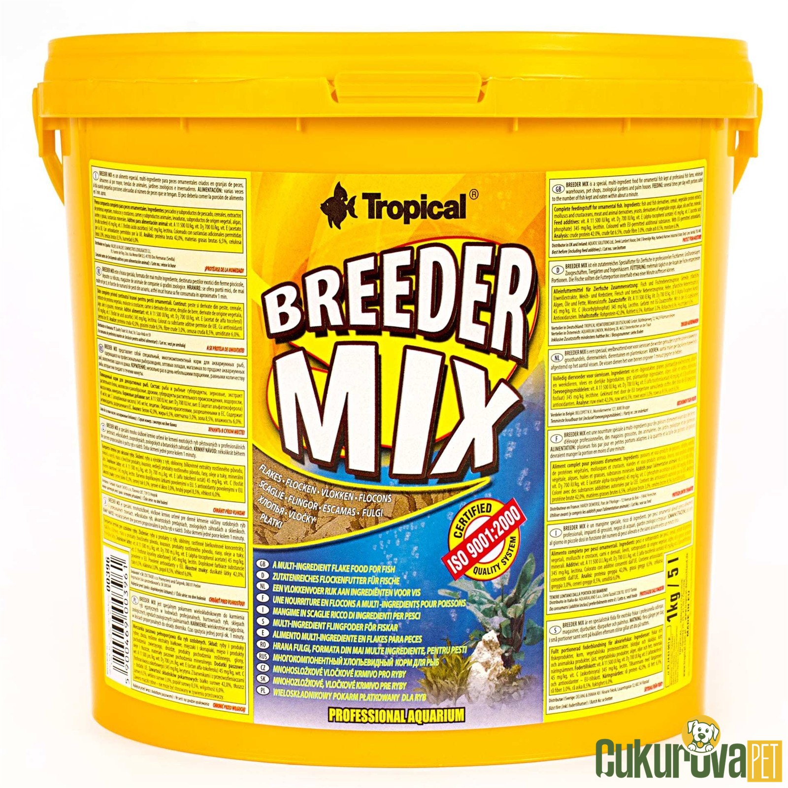Tropical Breeder Mix Pul Yem 5 L - 1 Kg