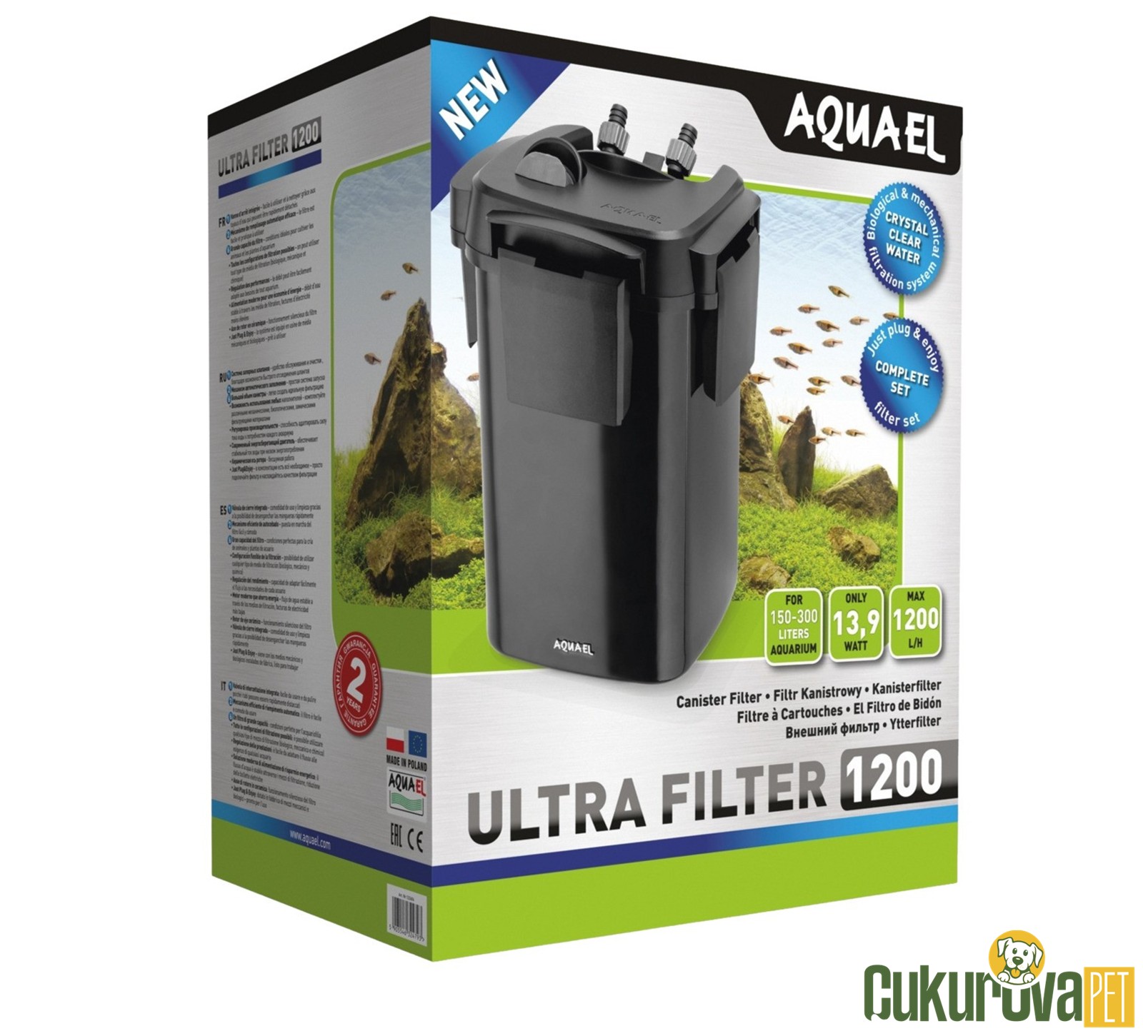 Aquael Ultra Filter 1200 Akvaryum Dış Filtre