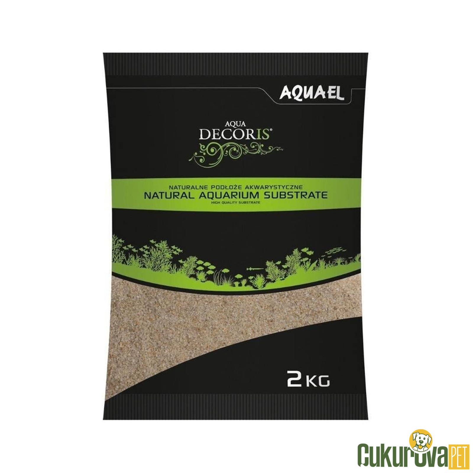 Aquael Quartz Sand Akvaryum Kumu 0.4 - 1.2 Mm - 10 Kg