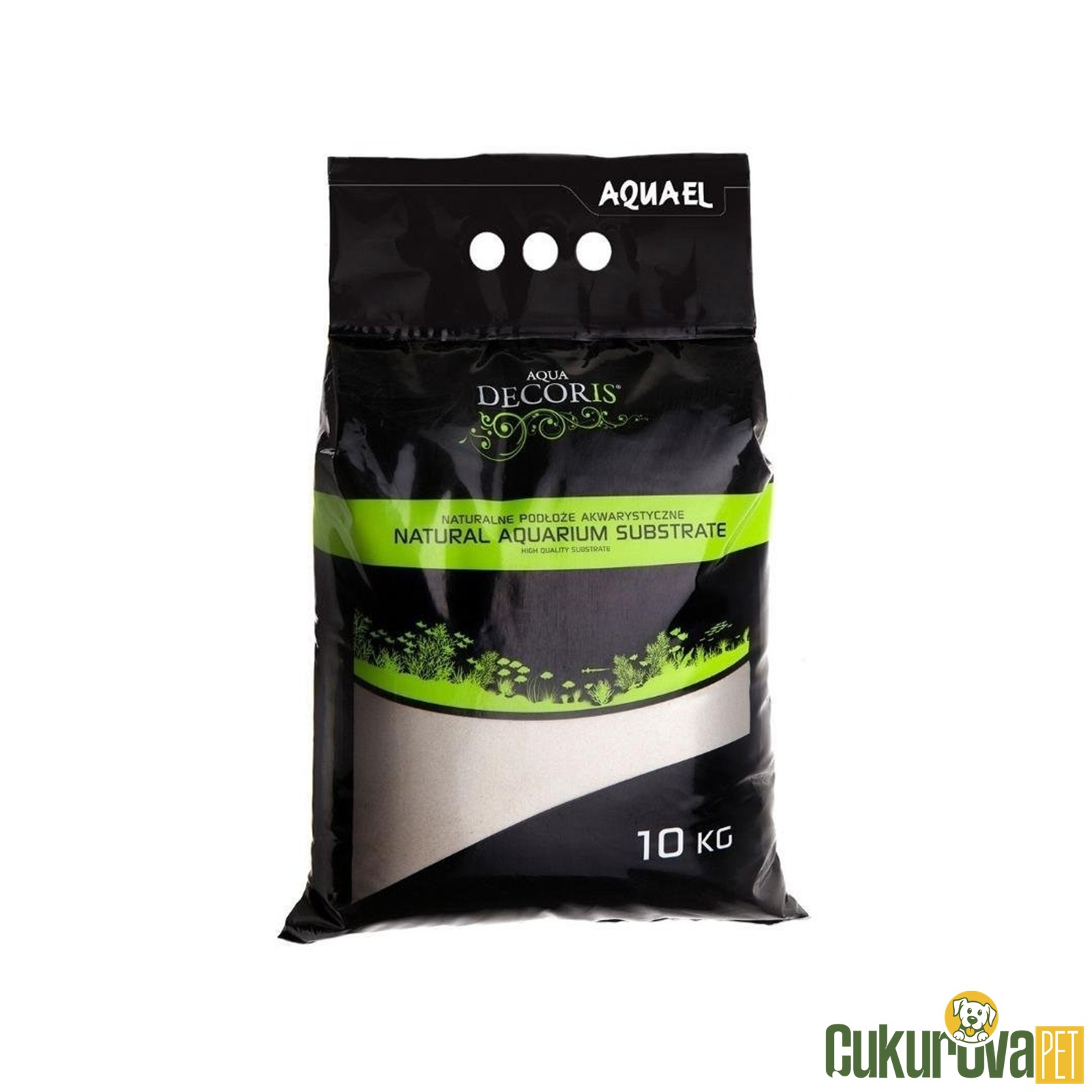 Aquael Quartz Sand Akvaryum Kumu 0.1 - 0.3 Mm - 10 Kg