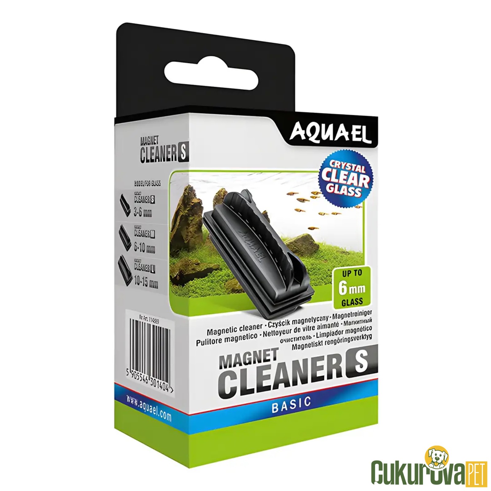 Aquael Magnet Cleaner Mıknatıslı Cam Sileceği S - 6 Mm