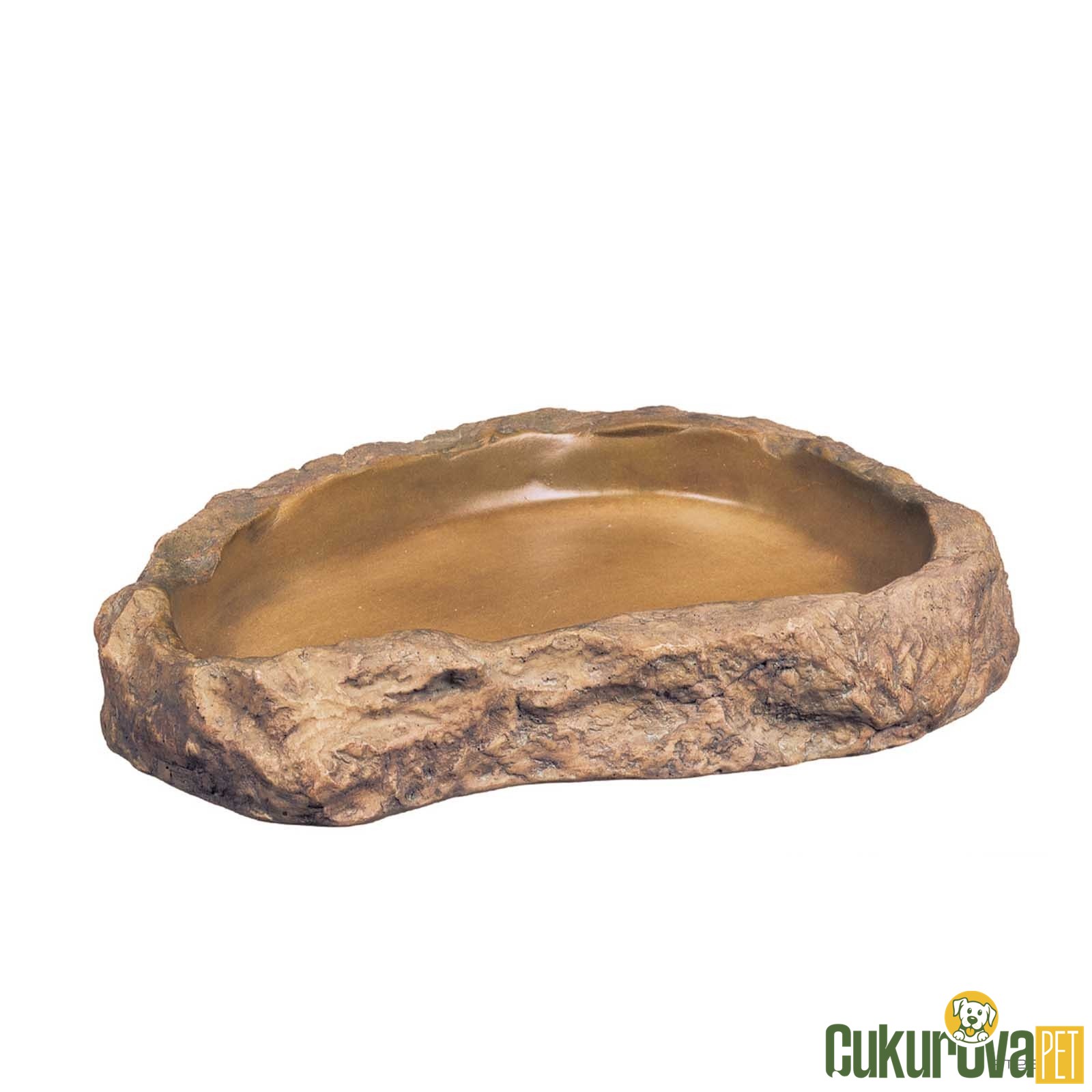 Exo Terra Feeding Dish Medium Sürüngen Yem Kabı M 14 x 11 x 2 Cm